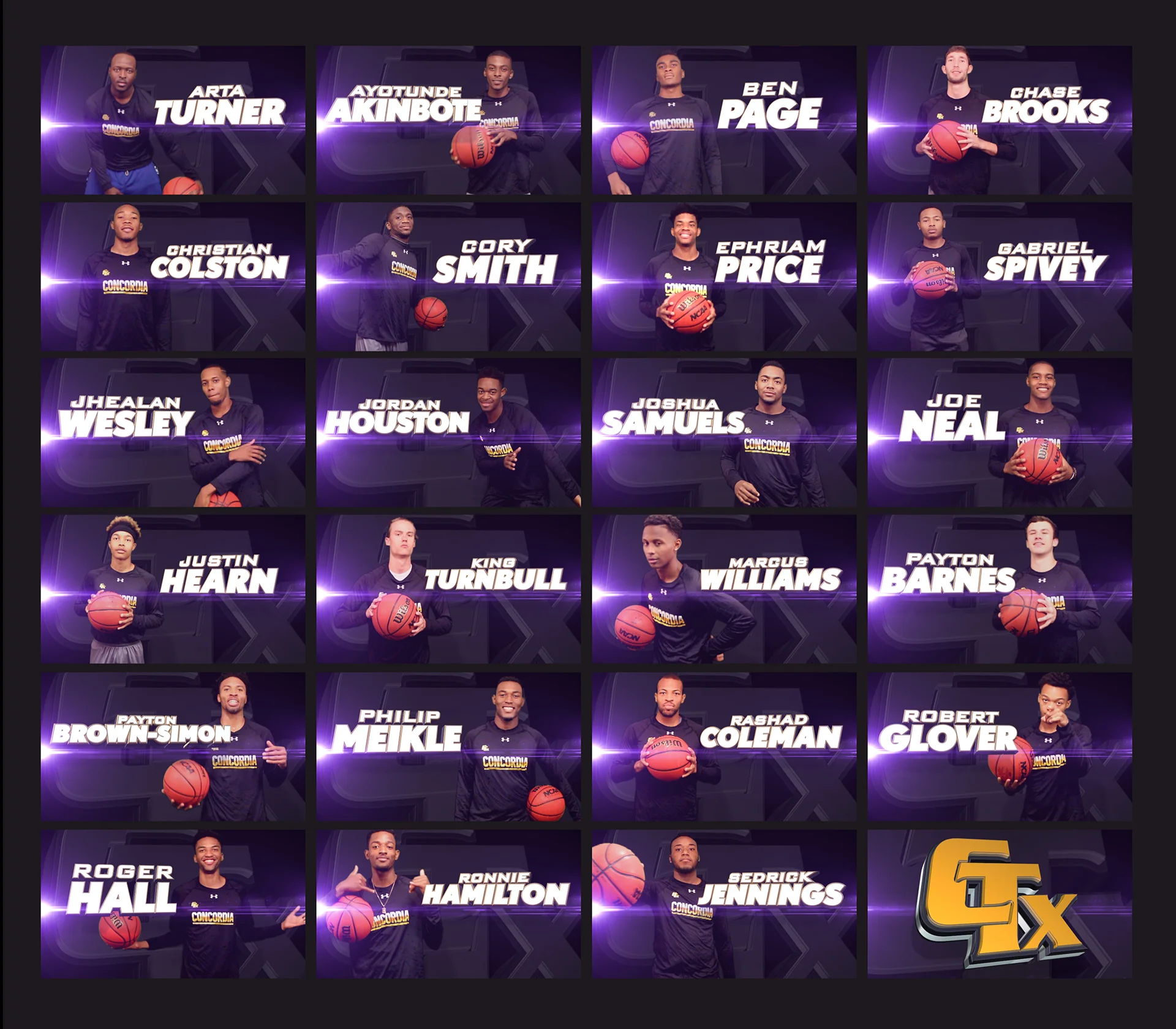 Concordia Men's Basketball Intros