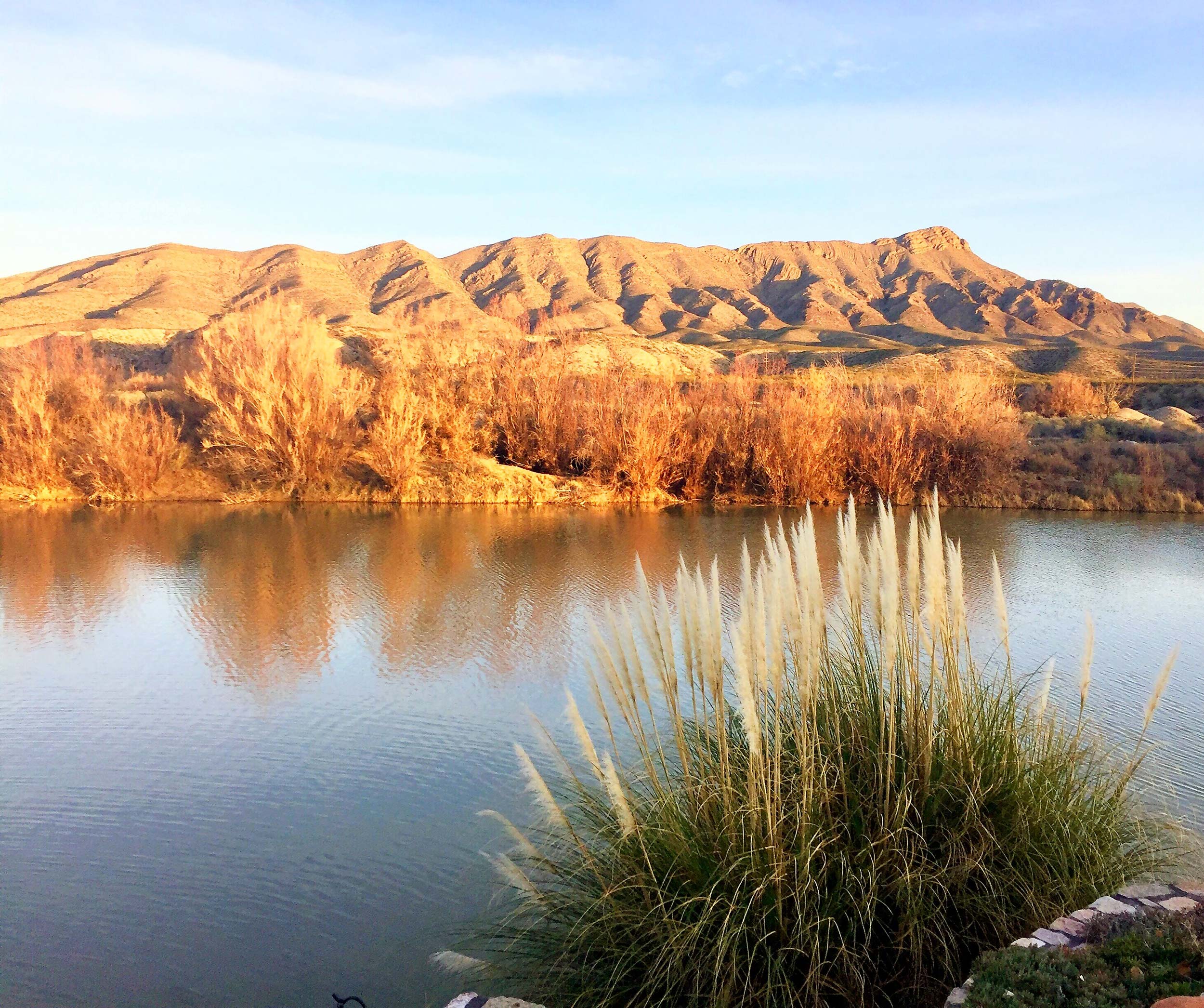 View of the Rio Grande from Riverbend Hot Springs