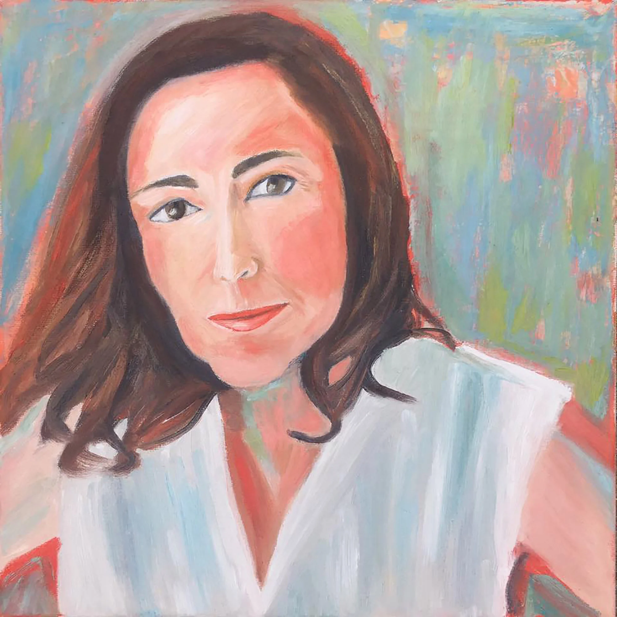 Yep, this looks like a first attempt at a self portrait. 