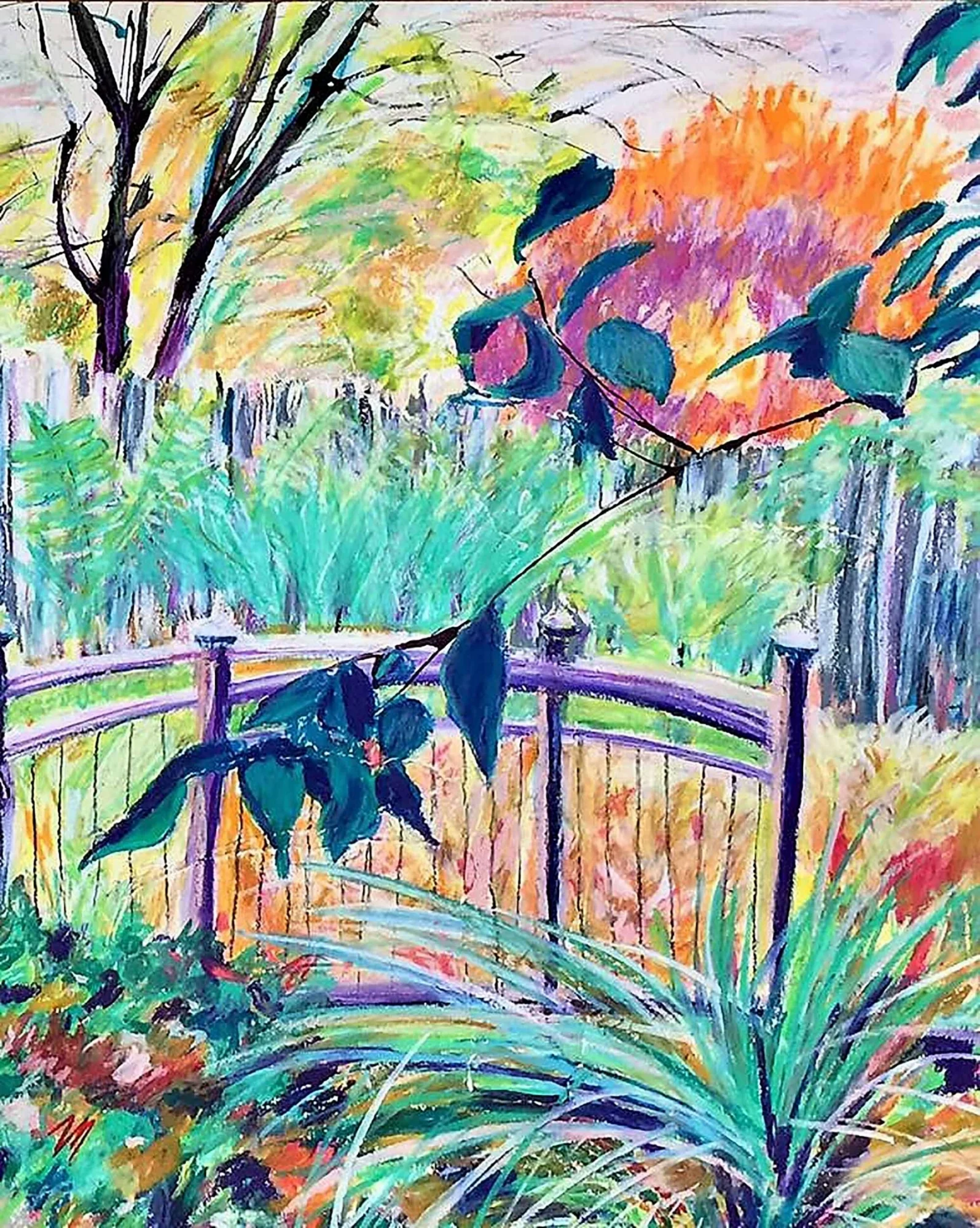 Original colors of a sketch that I cropped to make it work better