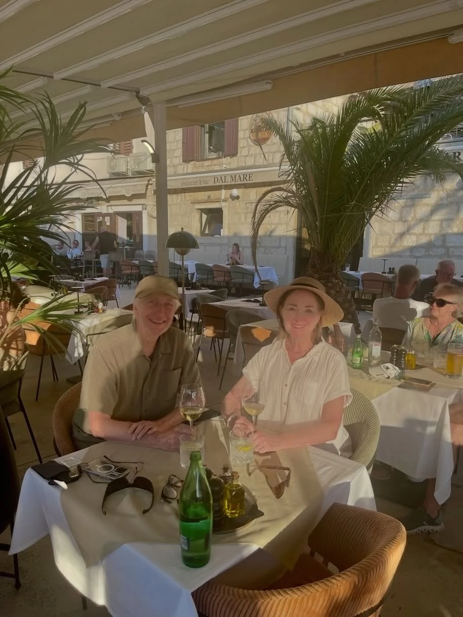 Few more photos from our seven days of island hopping on the Dalmatian coast in Croatia.
Our small ship, the M/S Invictus, had 20 passengers. Four couples from Australia, four couples from France, one couple from Chile and then Tom and me. We were al