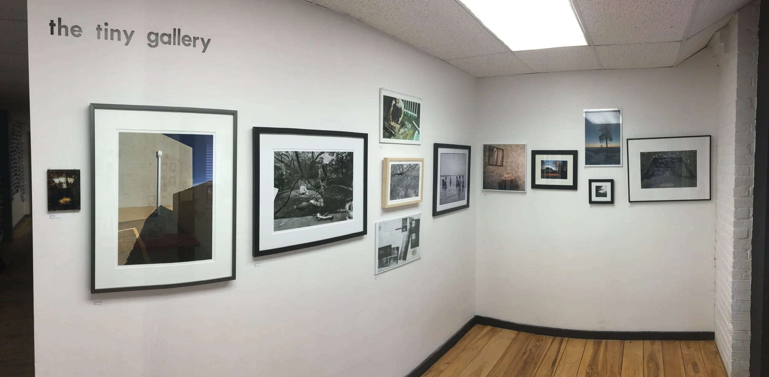 Installation shot in the Tiny Gallery.
