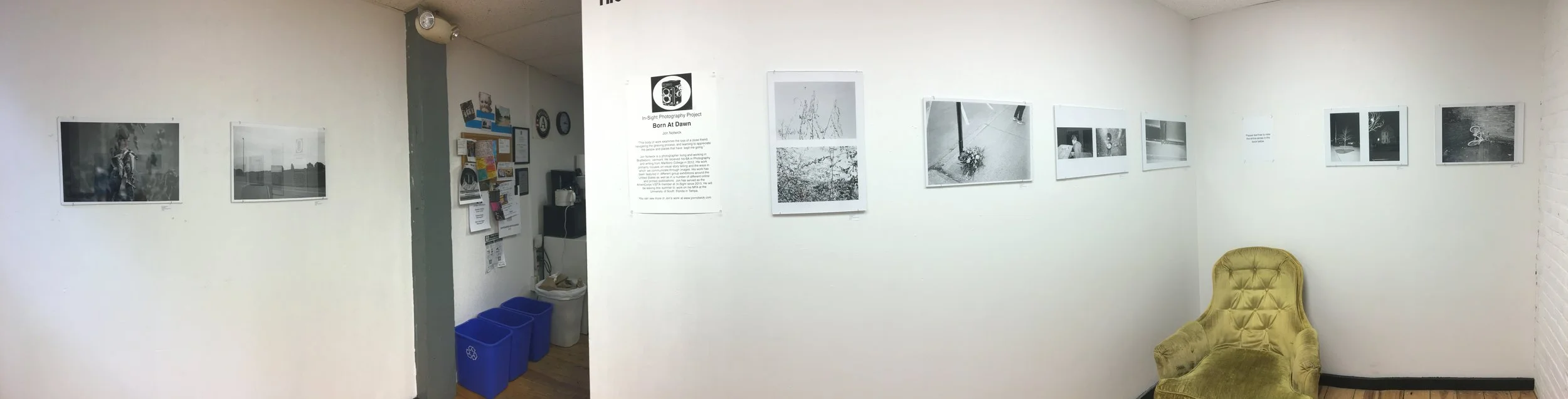 Installation shot of the Tiny Gallery
