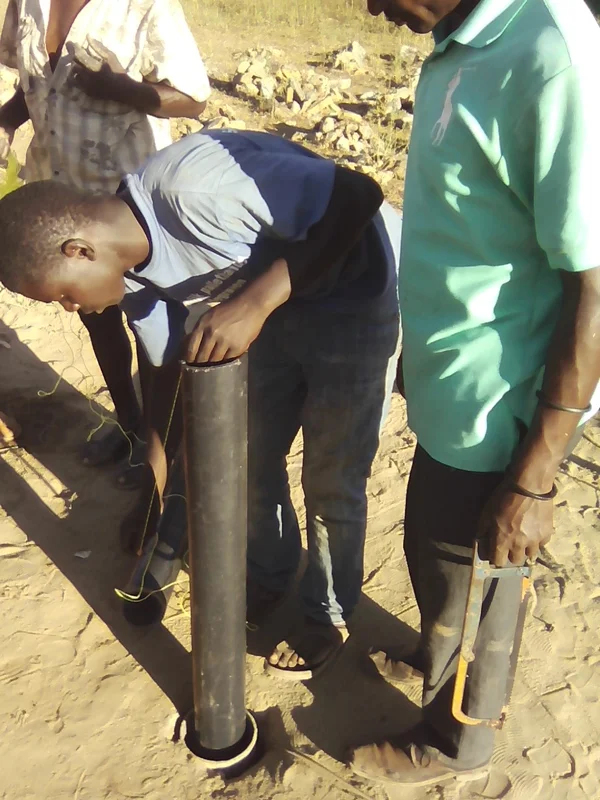 Preparing to put in the gravel..jpg