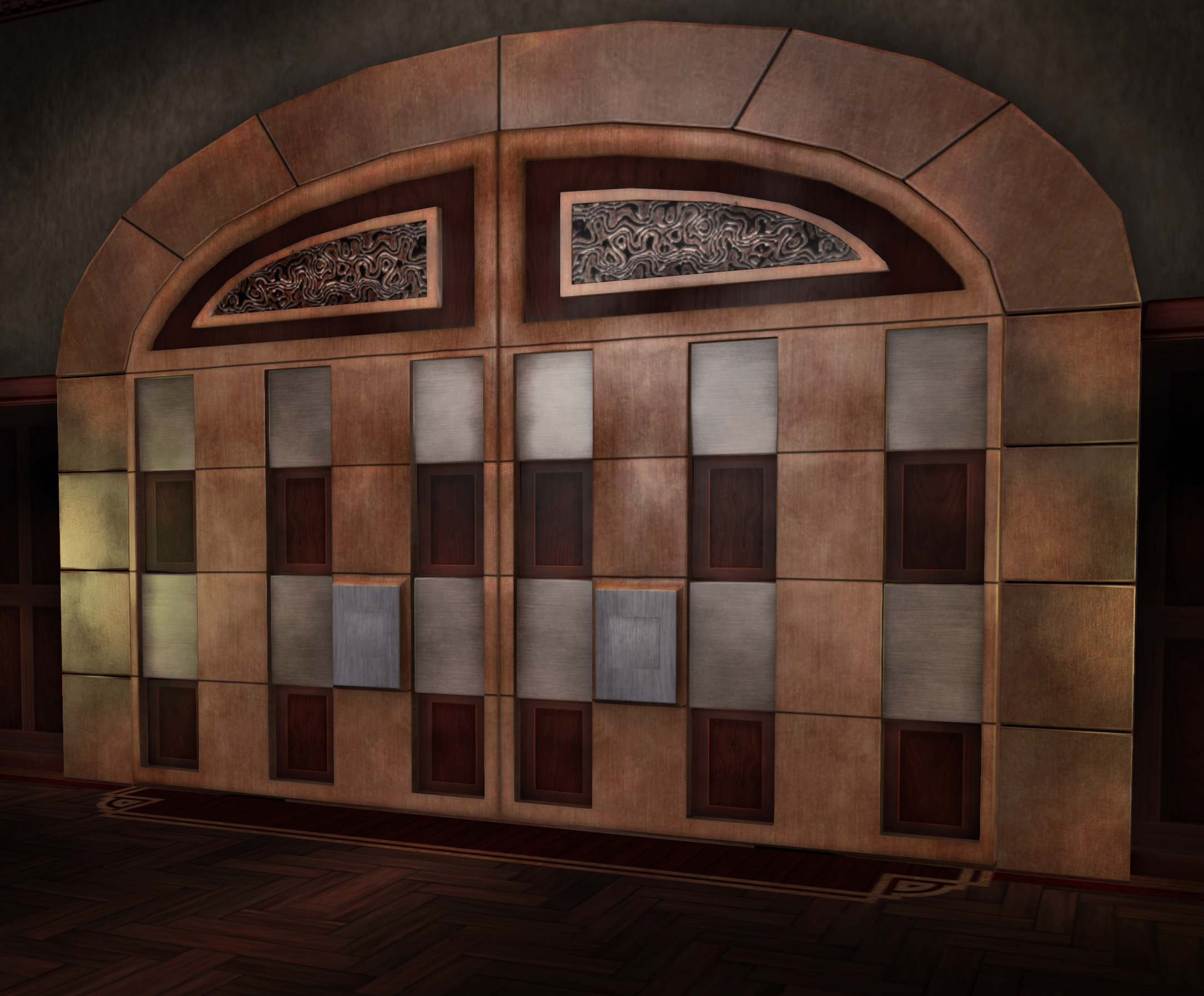 Manor Puzzle Door