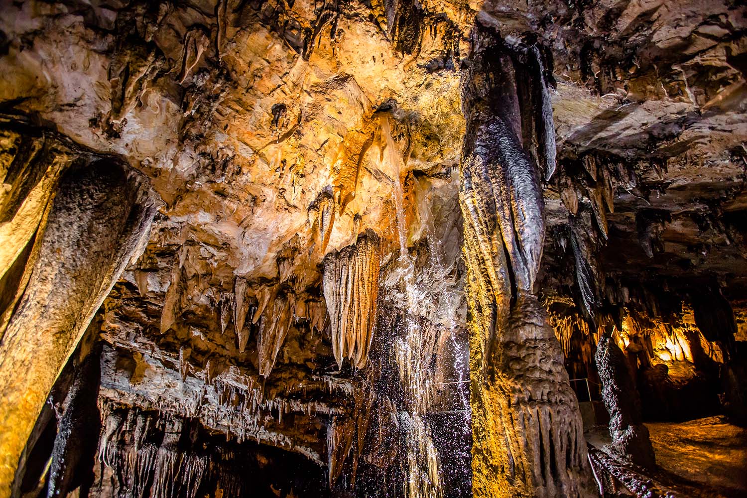 Formations at DeSoto Caverns