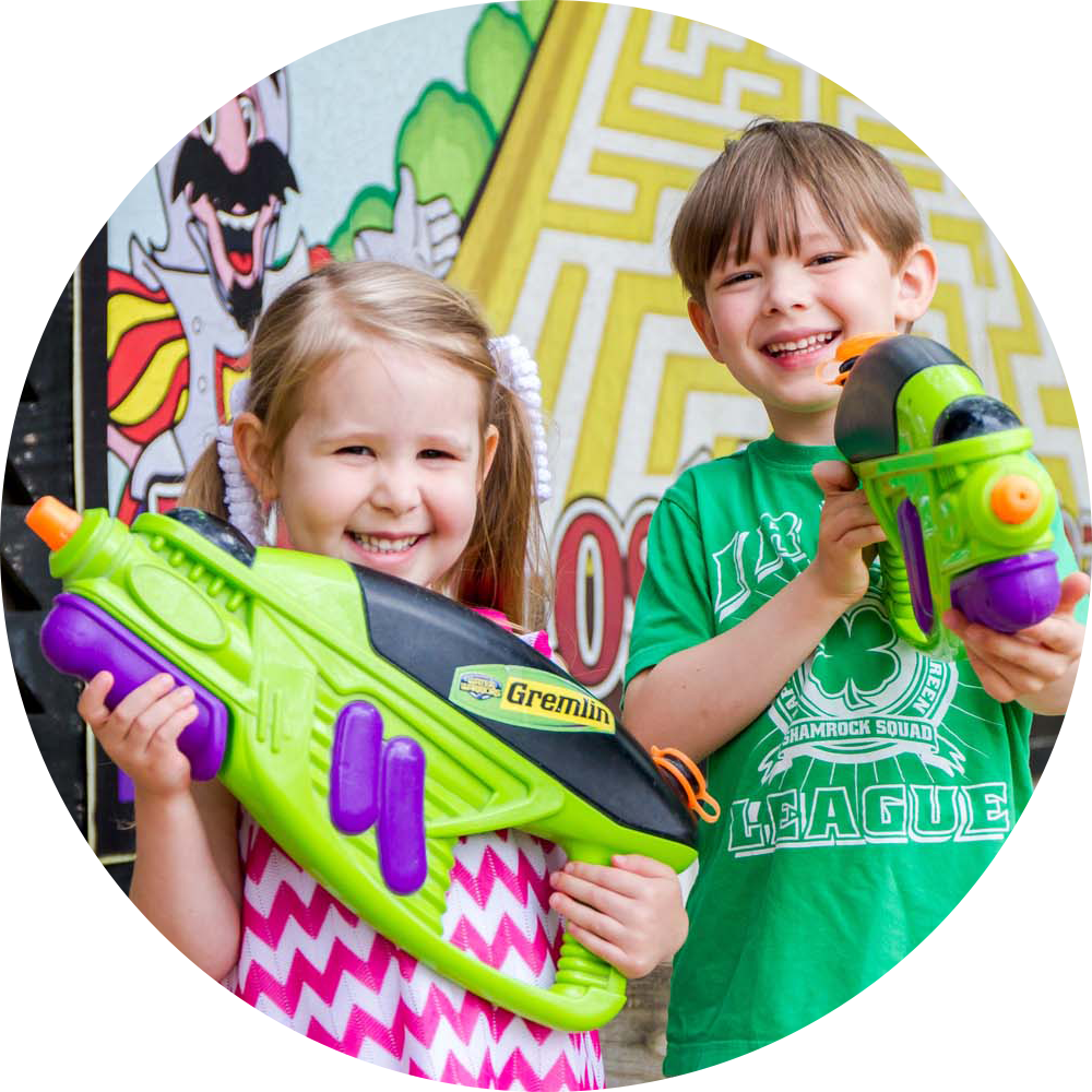 Squirt Gun Lost Trail Maze