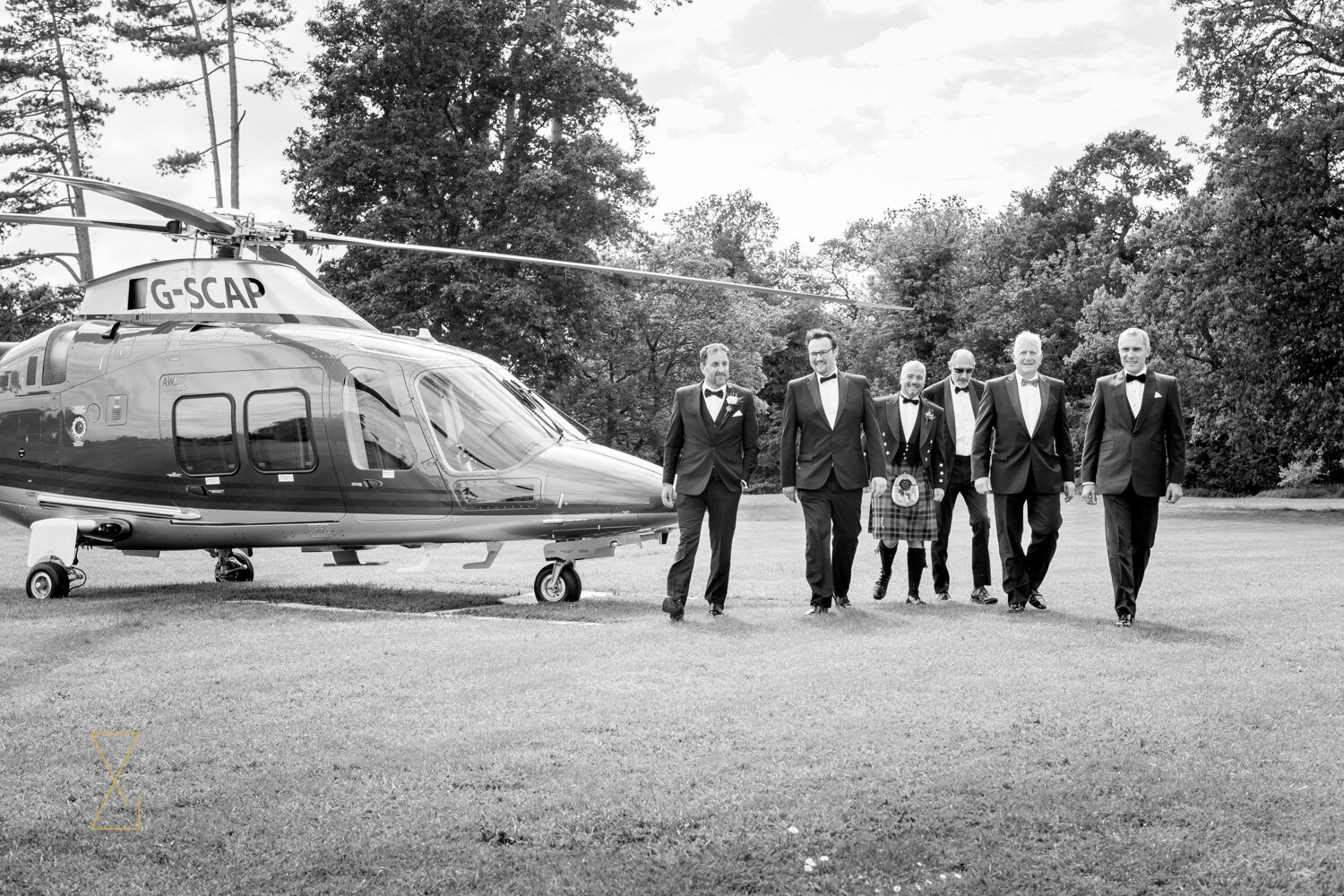 Helicopter-Rookery-Hall-Cheshire-wedding-photographer