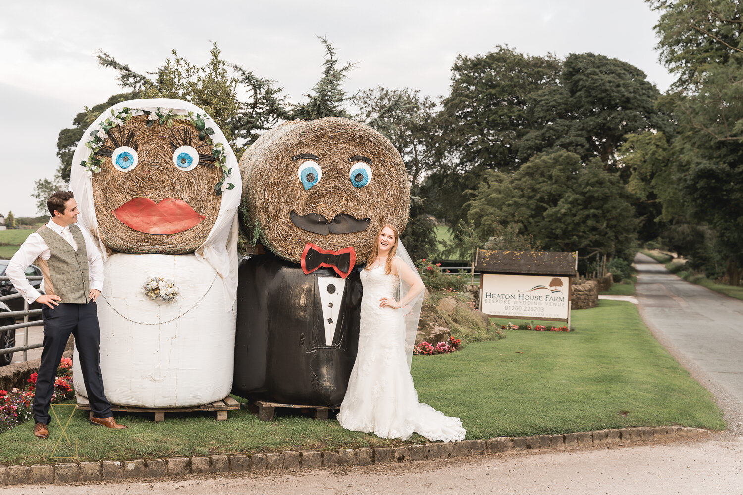 Bride-and-groom-with-Heaton-House-Farm-Mr-and-Mrs-Strawson