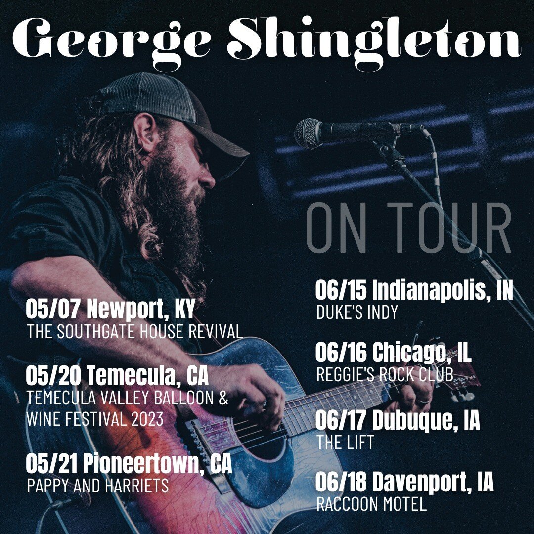 YEAH MAN!! New dates announced for May &amp; June! Check out my stories for more info &amp; ticket links!

Hope to see you out on the road!

5/07 @sghrevival in Newport, KY
5/20 @tvbwf in Temecula, CA 
5/21 @pappyandharriets in Pioneertown, CA
6/15 @