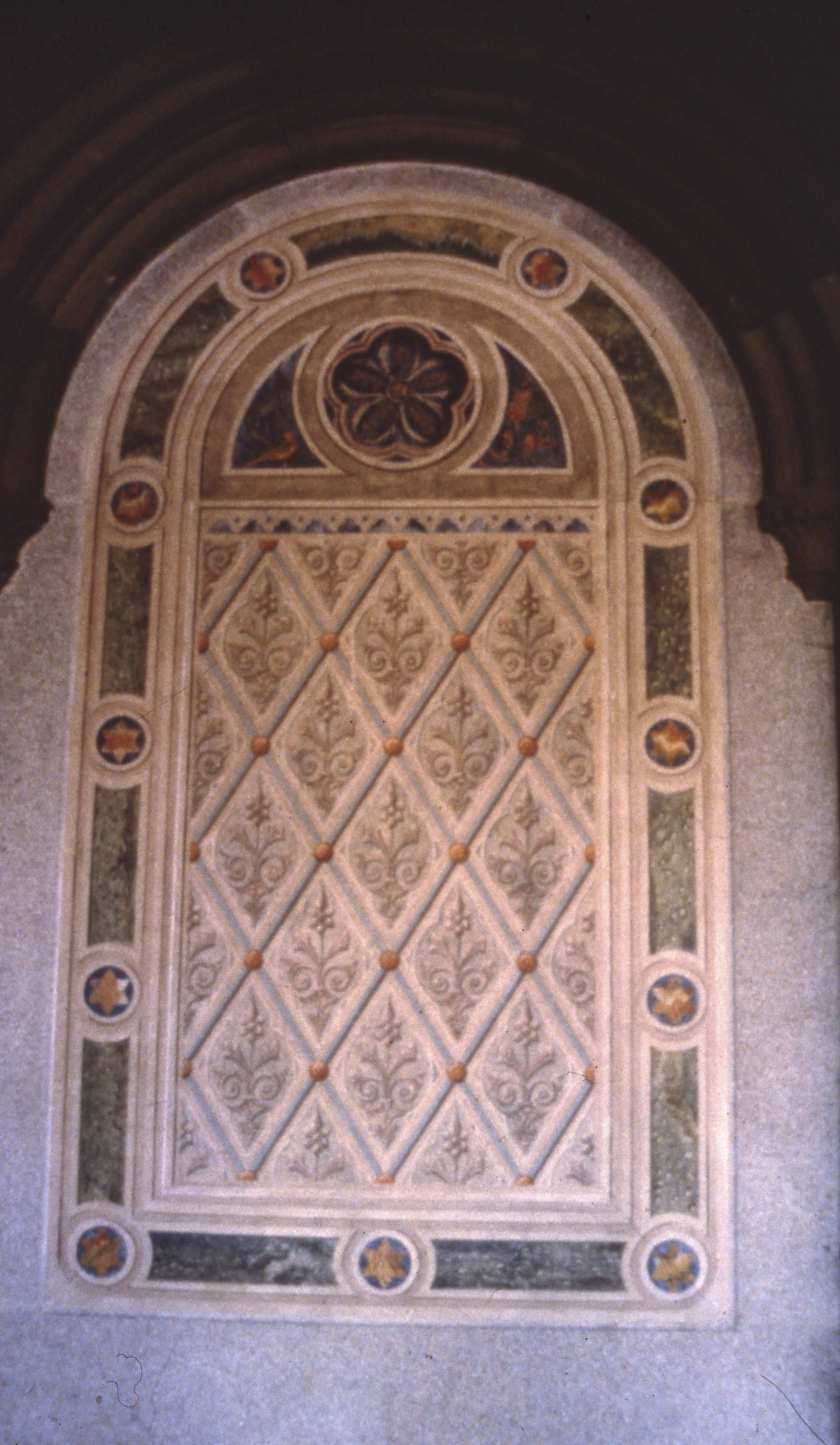 Latticework panel, Bethesda Fountain Arcade, Central Park, New York