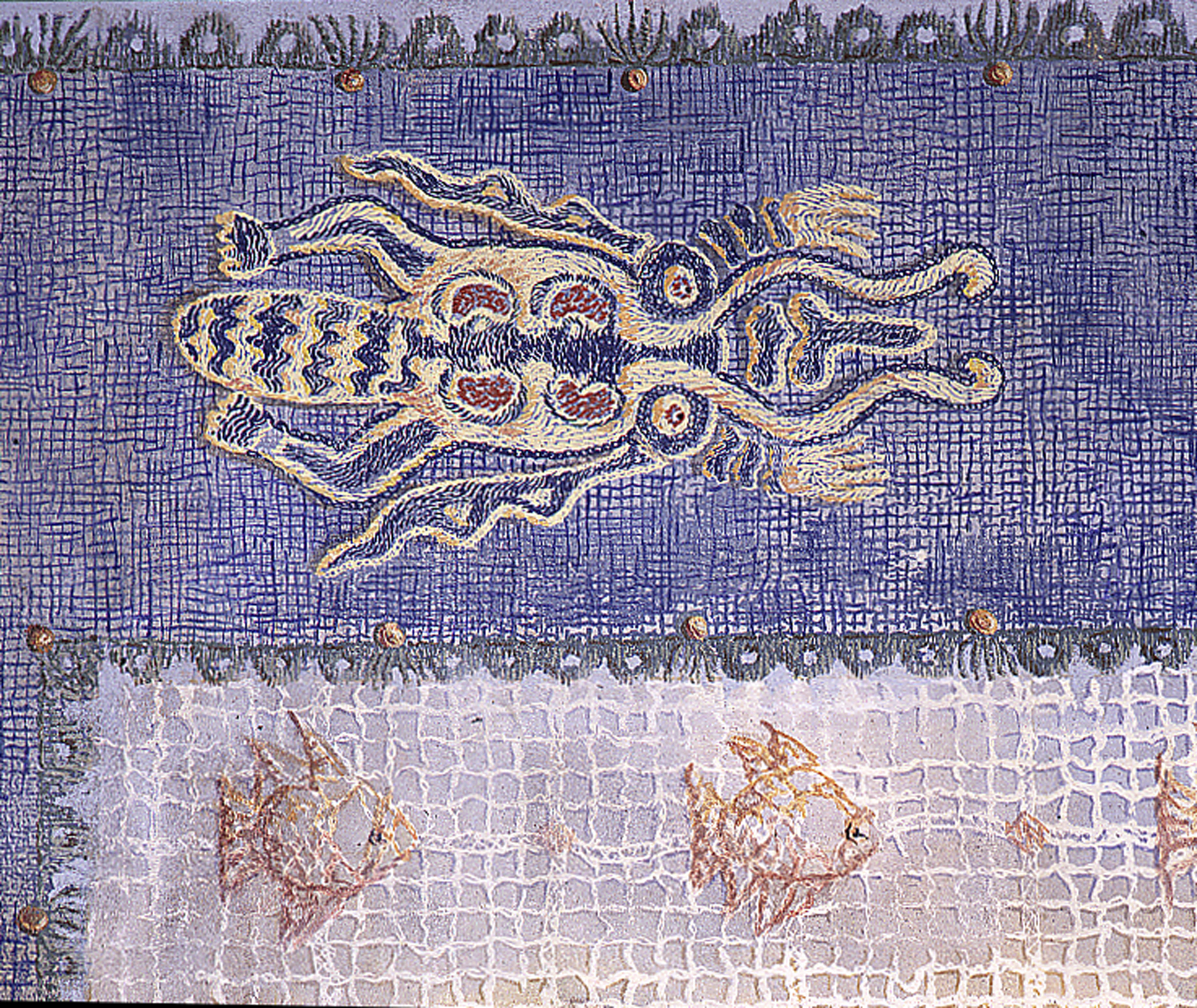 Detail of bean's creature
