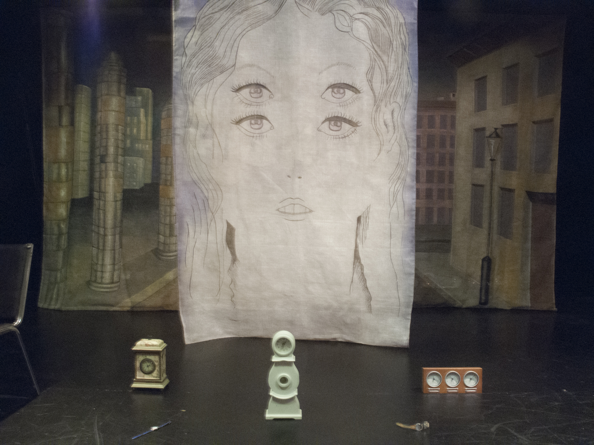 Theater set, New York