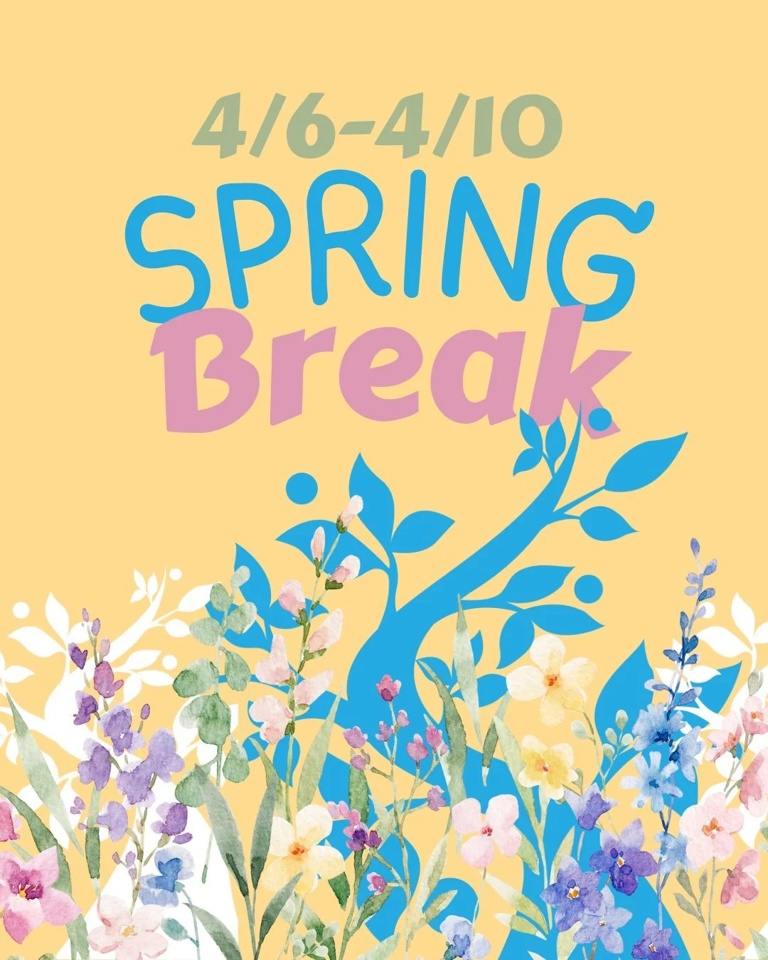 Reminder that it&rsquo;s spring break next week! Don&rsquo;t forget about the Raices de la Tierra spring break camp! It&rsquo;s going to be a lot of fun. :)