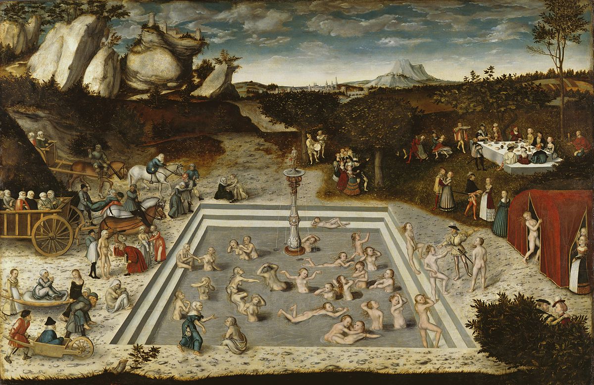 Fountain of Youth, by Lucas Cranach the Elder, 1546