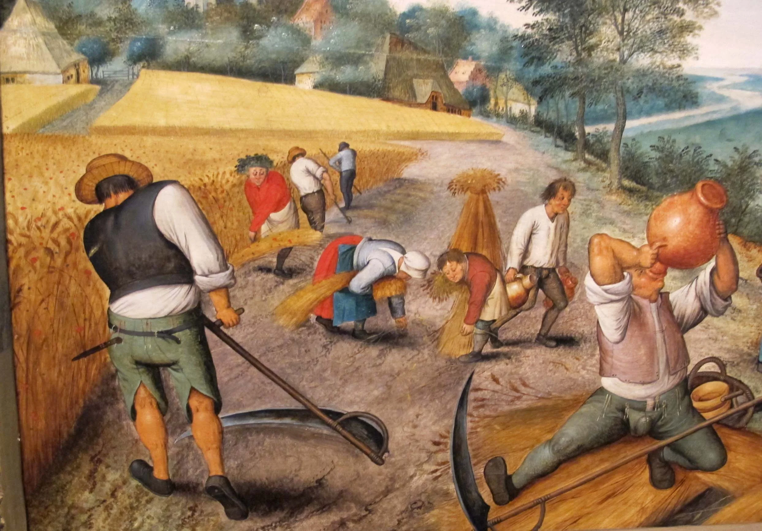 "Peasants Harvesting Crops" by Pieter Brueghel
