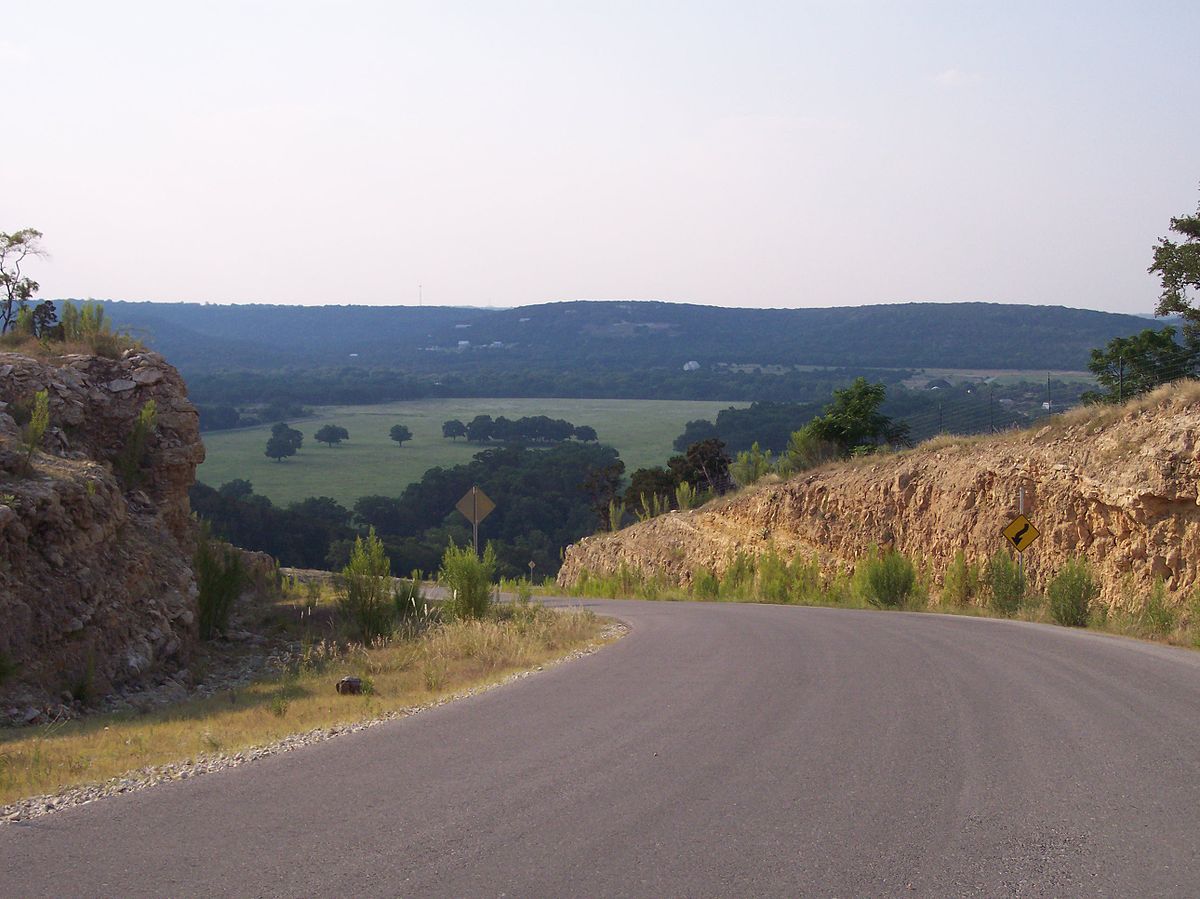 Le paysage d'Austin, Texas «Hill Country»