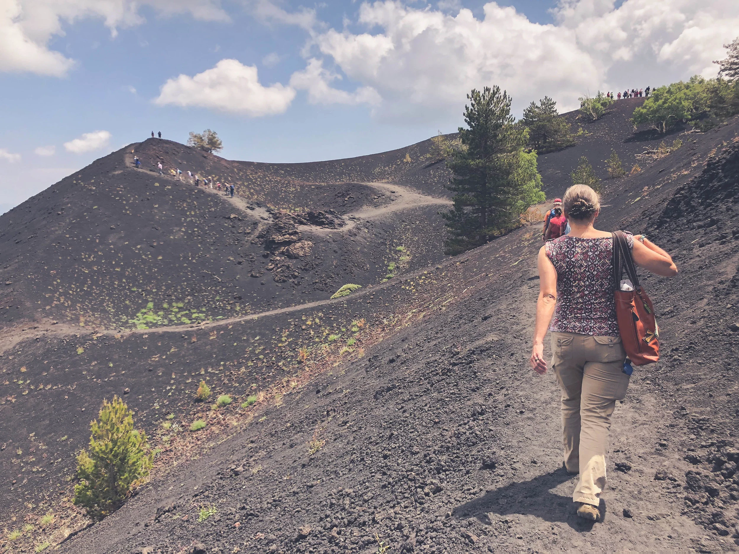 Hiking, Mt Etna.