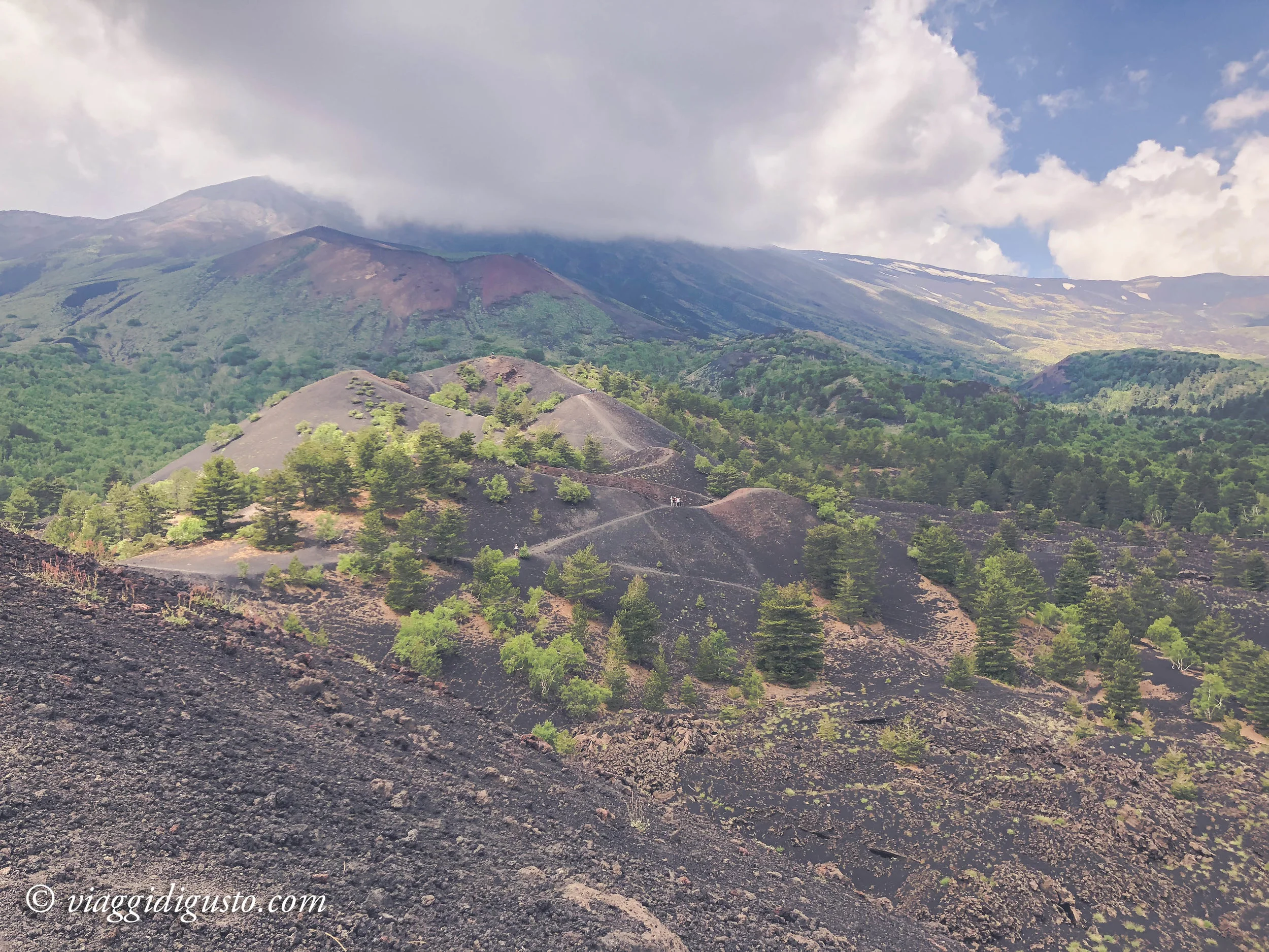 Hiking, Mt Etna.