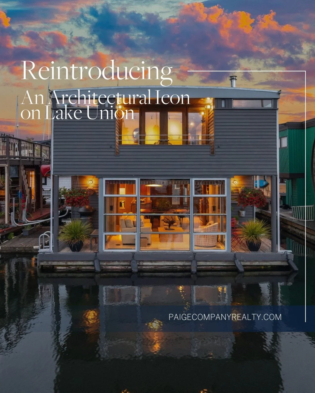 Reintroducing a Floating Masterpiece ✨🚤

Open House - Sunday, Sept. 28
10:30 AM - 12:30 PM

-
⠀
Designed by George Suyama and brought to life by Krekow Jennings, this is one of Seattle&rsquo;s most distinctive floating homes&mdash;a rare balance of 