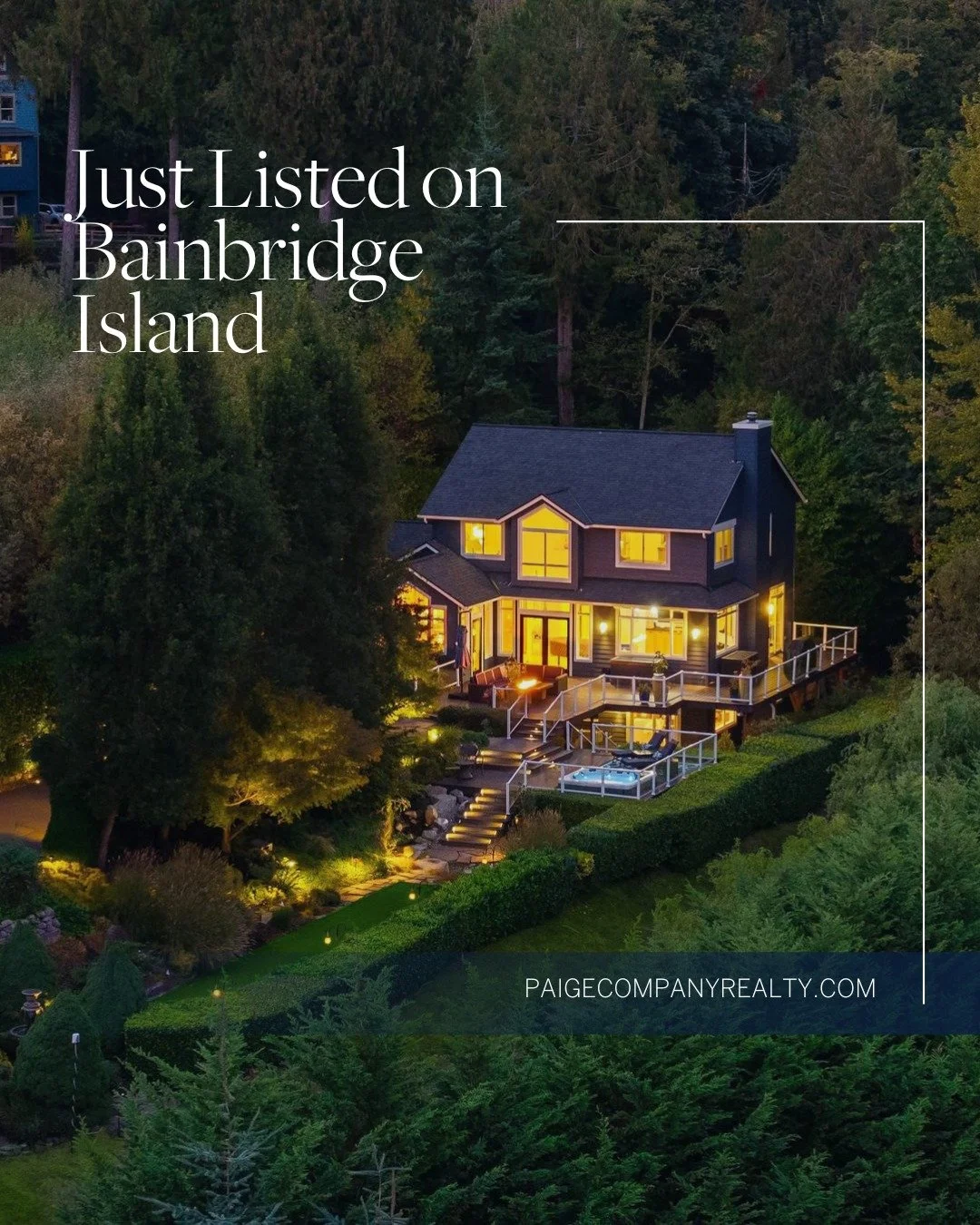 Just Listed on 🌲 Bainbridge Island
⠀
Tucked away on over an acre of manicured, park-like grounds, this beautifully updated Andy Mueller&ndash;built home offers exceptional privacy, southern exposure, and views of Mt. Rainier. Thoughtful upgrades and