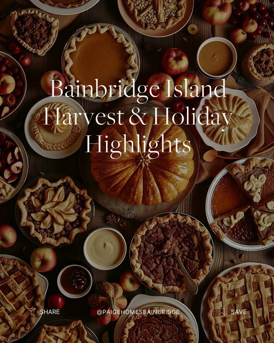 🦃 Thanksgiving Weekend on Bainbridge Island

As we gather with family and friends to celebrate the season of gratitude, Bainbridge Island offers a variety of ways to enjoy the long weekend together. From festive fun runs to local markets and cozy co