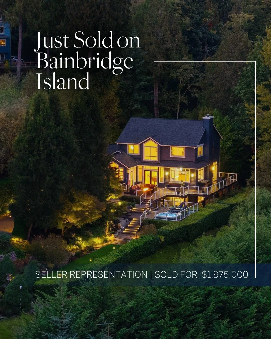 SOLD | Bainbridge Island 🌿

Thrilled to represent the sellers on this exceptional Baker Hill residence, closing at $1,975,000 with a full-price offer. Thoughtfully designed and extensively updated, this custom home sits on over an acre of private, p