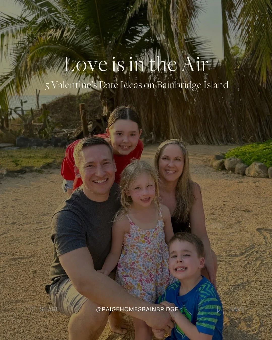 Valentine&rsquo;s Day is almost here! Grateful to spend it with my wonderful wife and our kids, celebrating love and family.

Looking for inspiration? I&rsquo;m sharing 5 great Bainbridge Island date ideas to make the day extra special, whether you&r