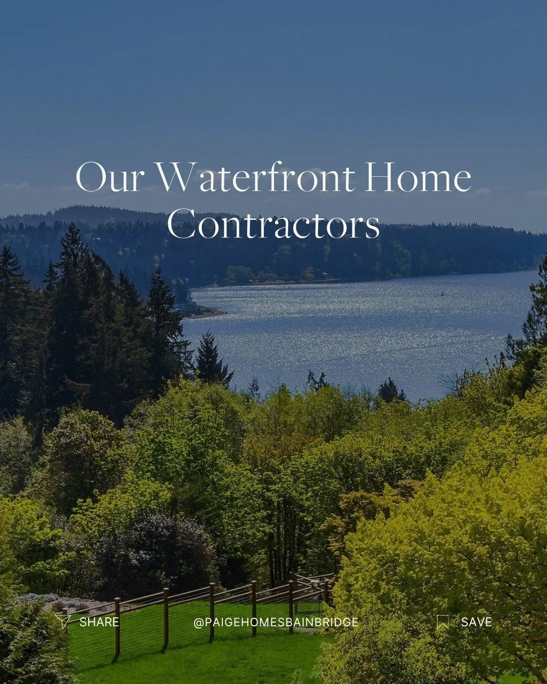🌊 Waterfront living is about more than beautiful views. It also comes with a unique set of responsibilities, from shoreline maintenance and dock repairs to tree management, permitting, and preparing a home for sale.

Over the years, we've had the op