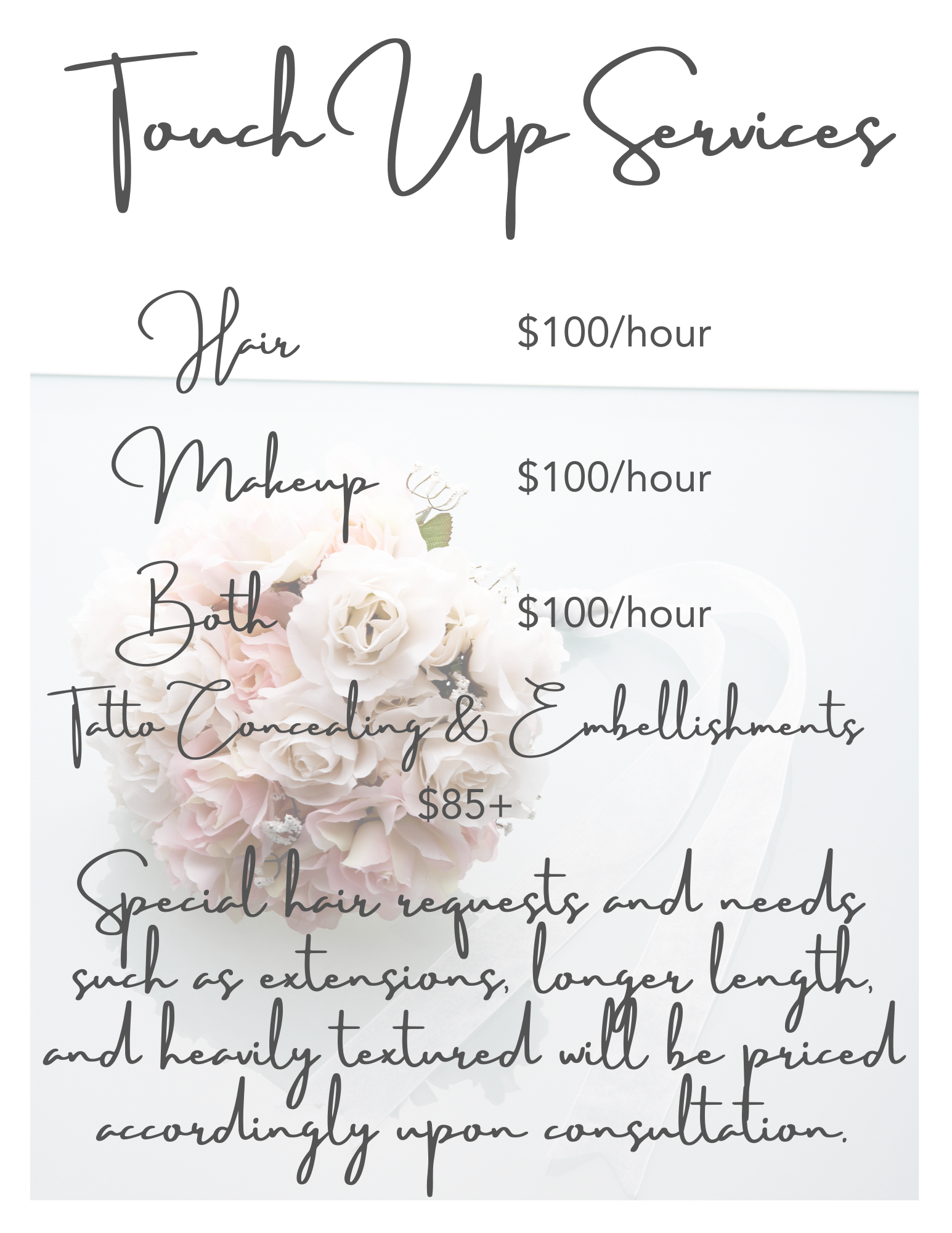 Wedding Services — Shear Radiance