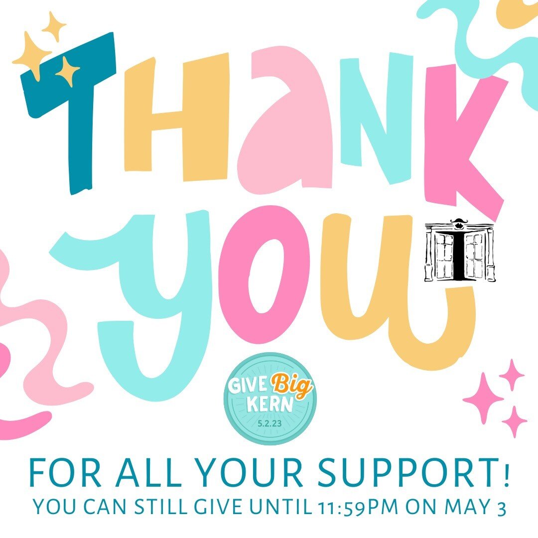 You guys totally smashed it for GIVE BIG KERN and we could not be more grateful for each and every donation! Your generous contributions will go to ensure our new space is ready and raring to go this June 2! If you would still like to make a contribu