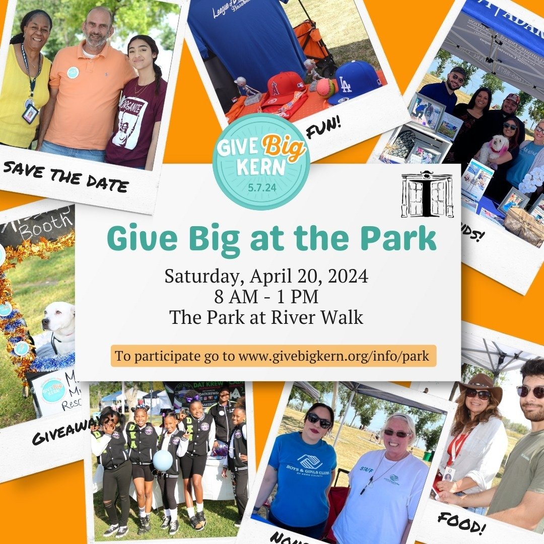 🌟 📢 Find us out at Give Big at the Park THIS SATURDAY! 📢 🌟 Our booth will be stocked with fantastic gifts for your donations like jewelry, bedazzled sunglasses, limited edition TES merch &amp; tickets, snacks, prizes, raffles and a whole lot more