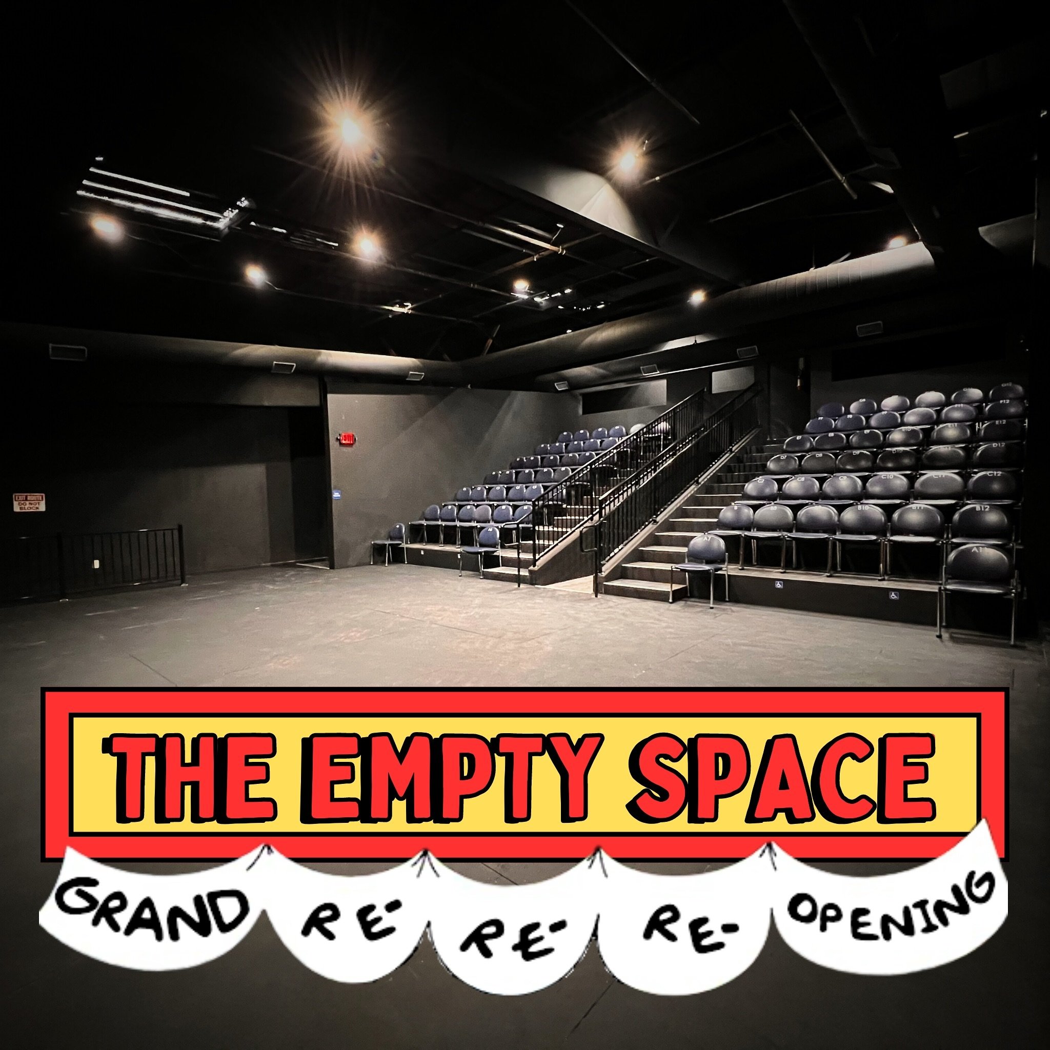 The rumors are true&hellip; WE&rsquo;RE BACK!!! 🎉

As of today, The Empty Space is back open and ready for another amazing season of theatre. We want to thank all of you for your incredible support during the past eight months and for following us a