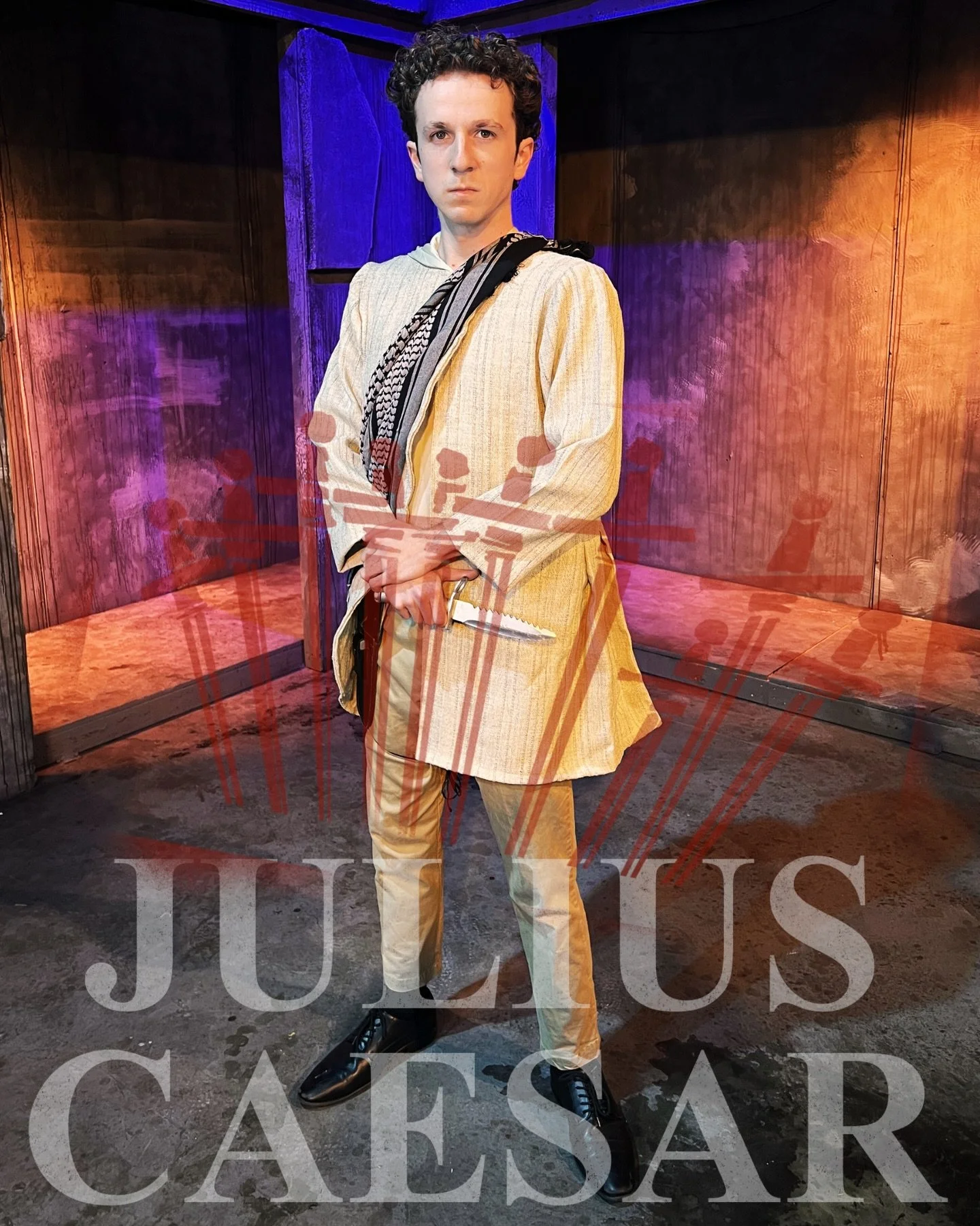 MEET THE CAST of JULIUS CAESAR 🩸Pt. 2🩸

🗡️ JULIUS CAESAR
📆 April 17, 18, 23, 24, 25 @ 7:30pm; April 19 @ 2pm
🎟️ $25 General Admission; $20 Students/Seniors
🛜 www.esonline.org
📸 @TheEmptySpace

CONNOR DEMING as Cassius
STEVE EVANS as Caesar
KAM