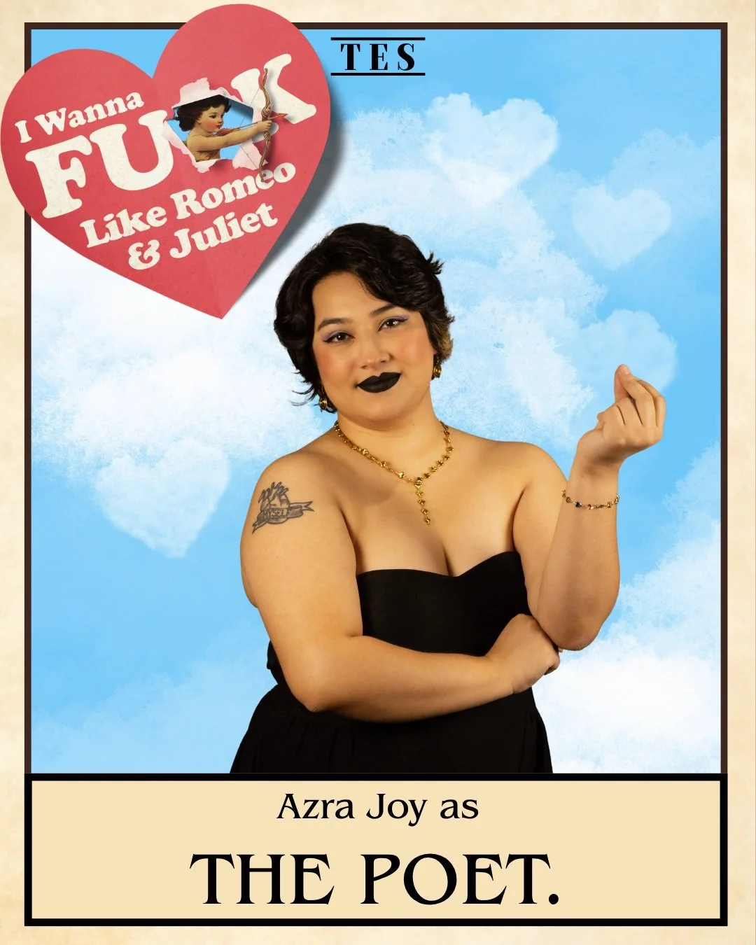 MEET THE CAST of I WANNA F*CK LIKE ROMEO &amp; JULIET 💘 opening this weekend at The Empty Space!

✨✨✨✨✨✨✨

🏹 I WANNA F*CK LIKE ROMEO &amp; JULIET 
📆 August 21, 22, 27, 28, 29 @ 7:30pm &amp; August 23 @ 2pm
🎟️ $25 General Admission; $20 Student/Se