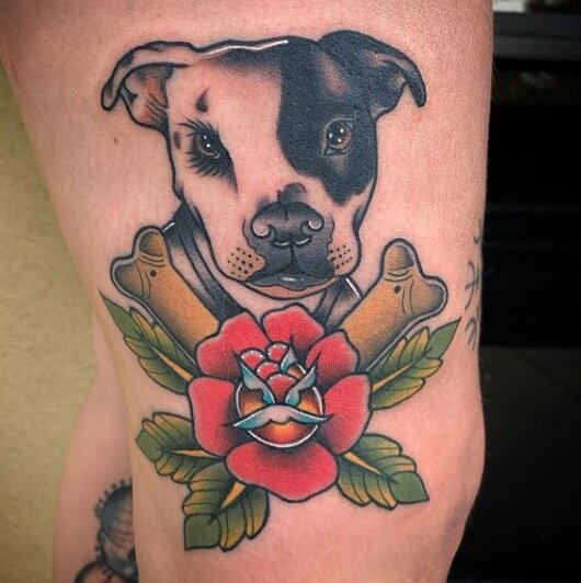 Mans Best Friend Quintessential Dog Tattoos and Pup Portraits  Tattoodo
