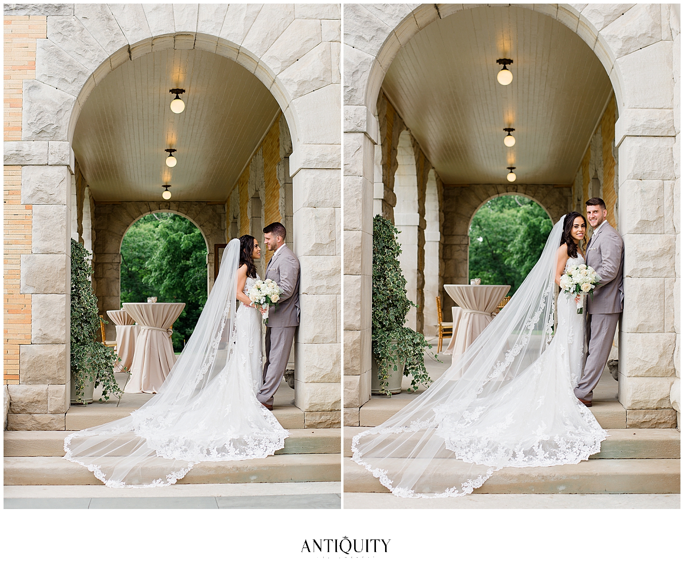  couple on patio at cairnwood estate 