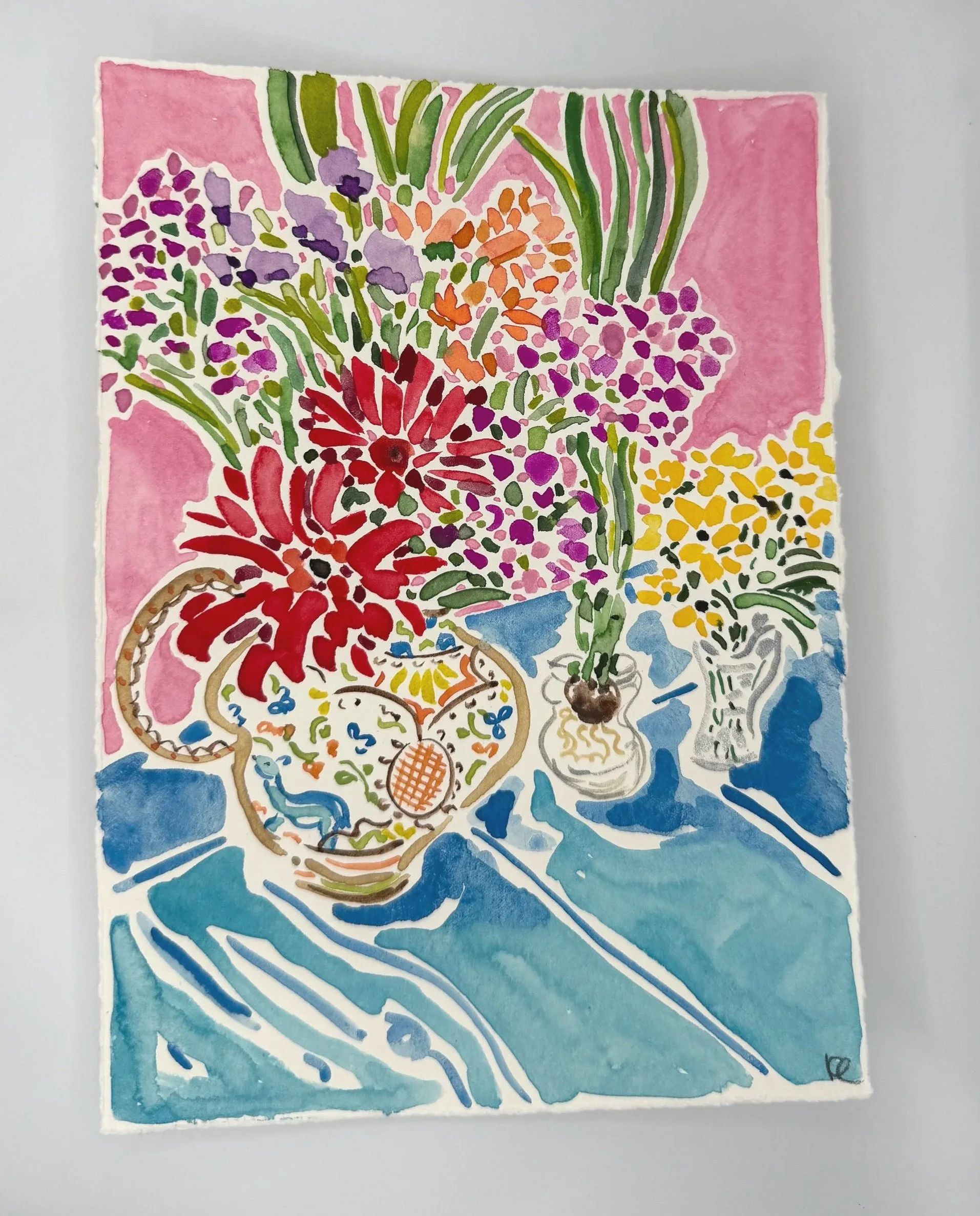 December 1, 2025 Morning Find, a 5 x 7 inch original watercolor sketch by Kate Lewis