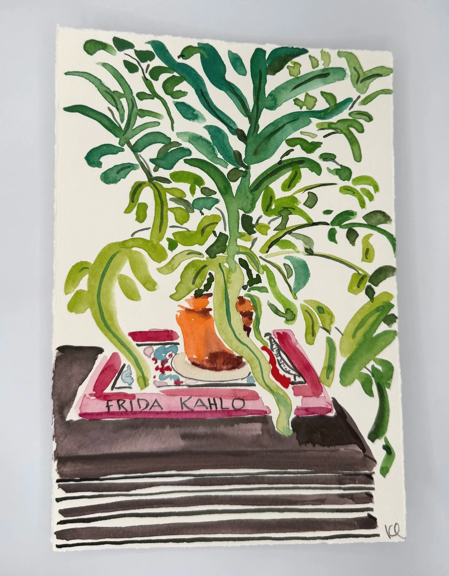 December 9, 2025 Morning Find, a 5 x 7 inch original watercolor sketch by Kate Lewis