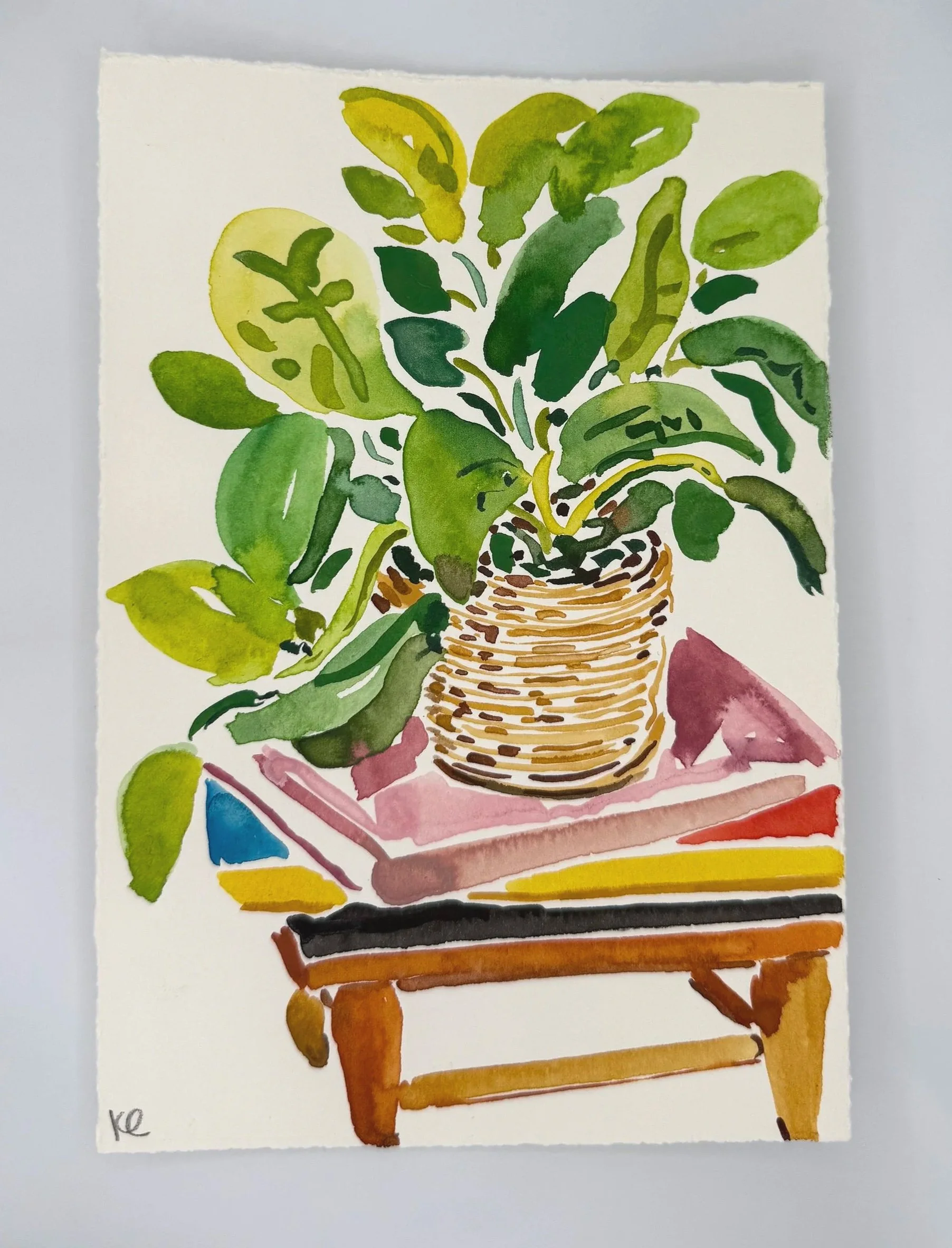 December 10, 2025 Morning Find, a 5 x 7 inch original watercolor sketch by Kate Lewis