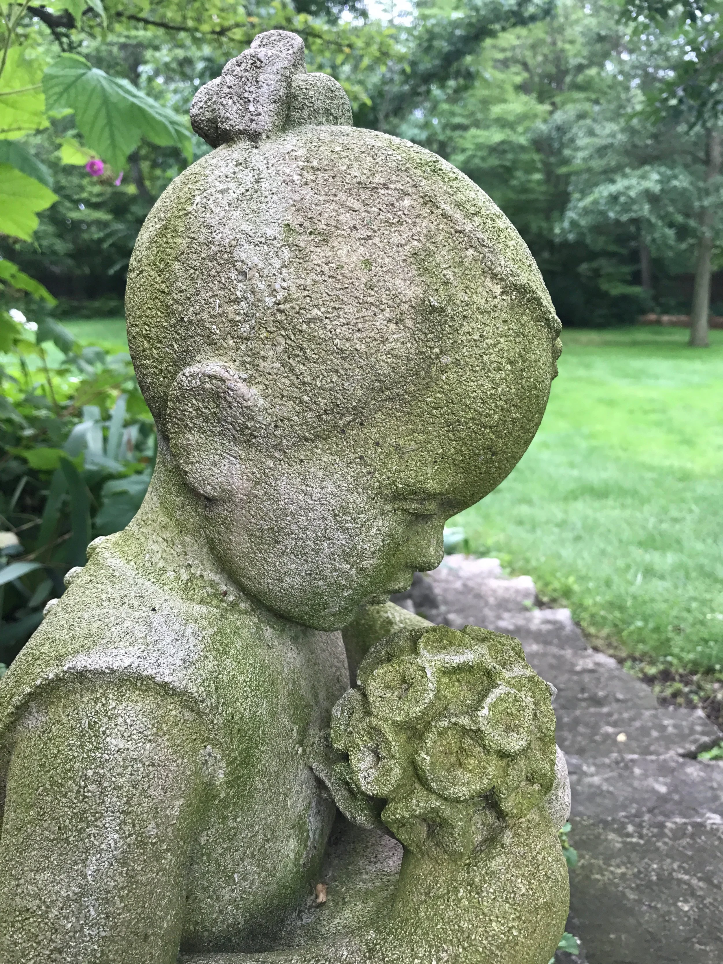 With all of her statues, she paid close attention to how the sculpture would be viewed from all angles.