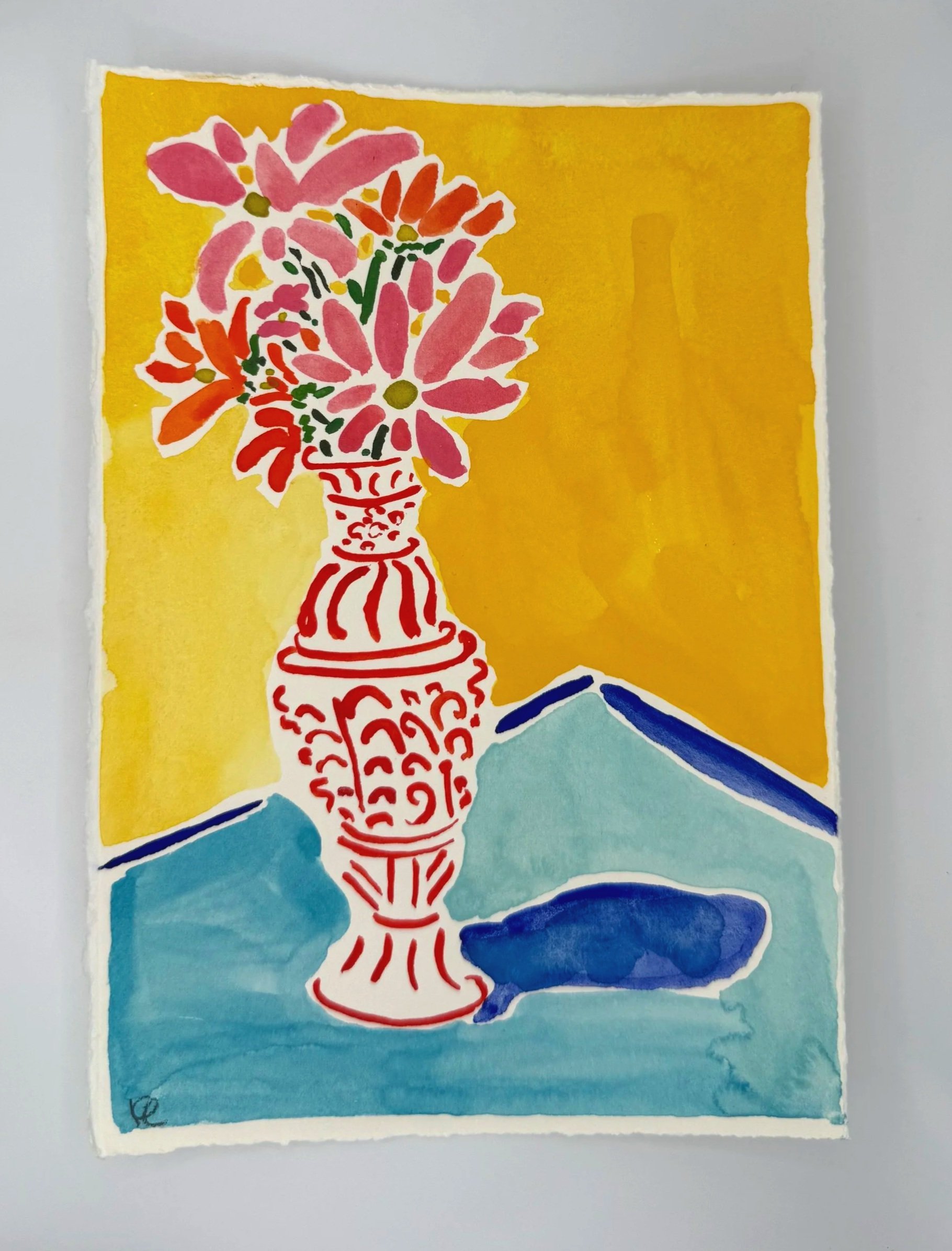 December 3, 2025 Morning Find, a 5 x 7 inch original watercolor sketch by Kate Lewis