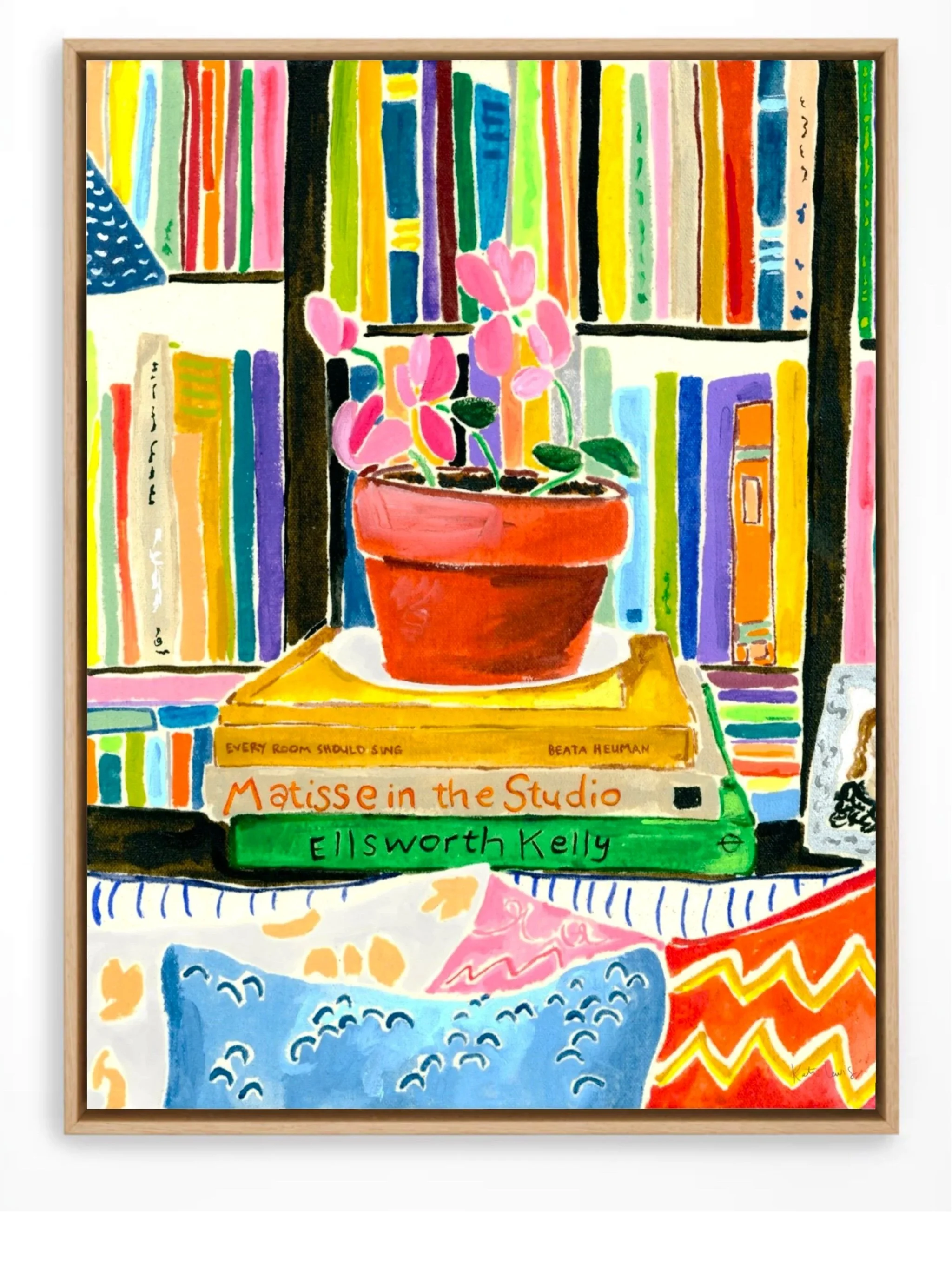 Violets with Matisse.Framed.jpg