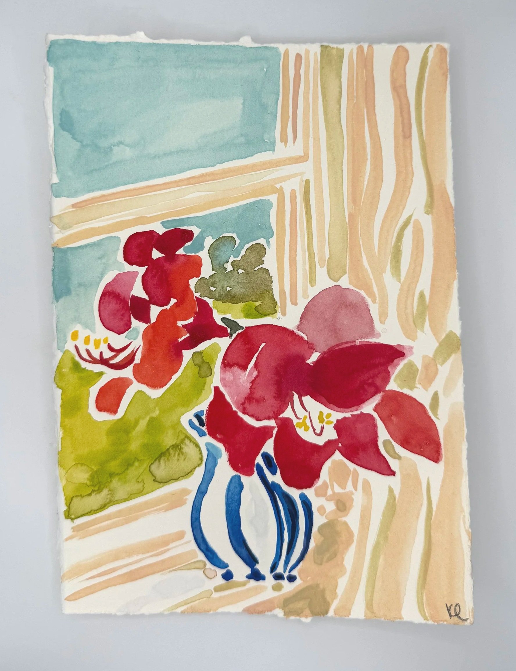 December 18, 2025 Morning Find, a 5 x 7 inch original watercolor sketch by Kate Lewis