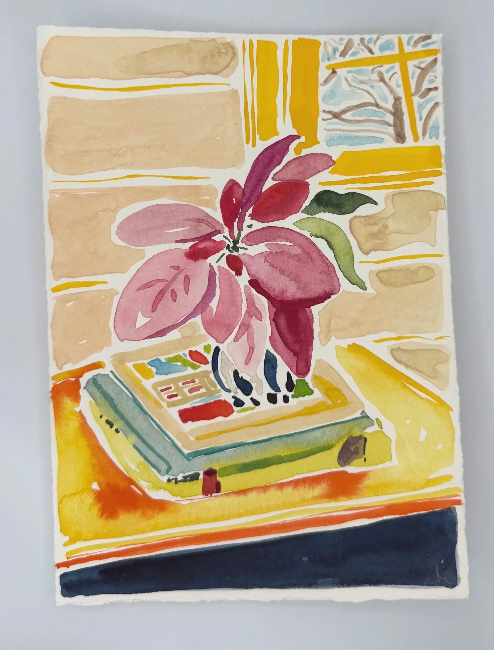 December 5, 2025 Morning Find, a 5 x 7 inch original watercolor sketch by Kate Lewis