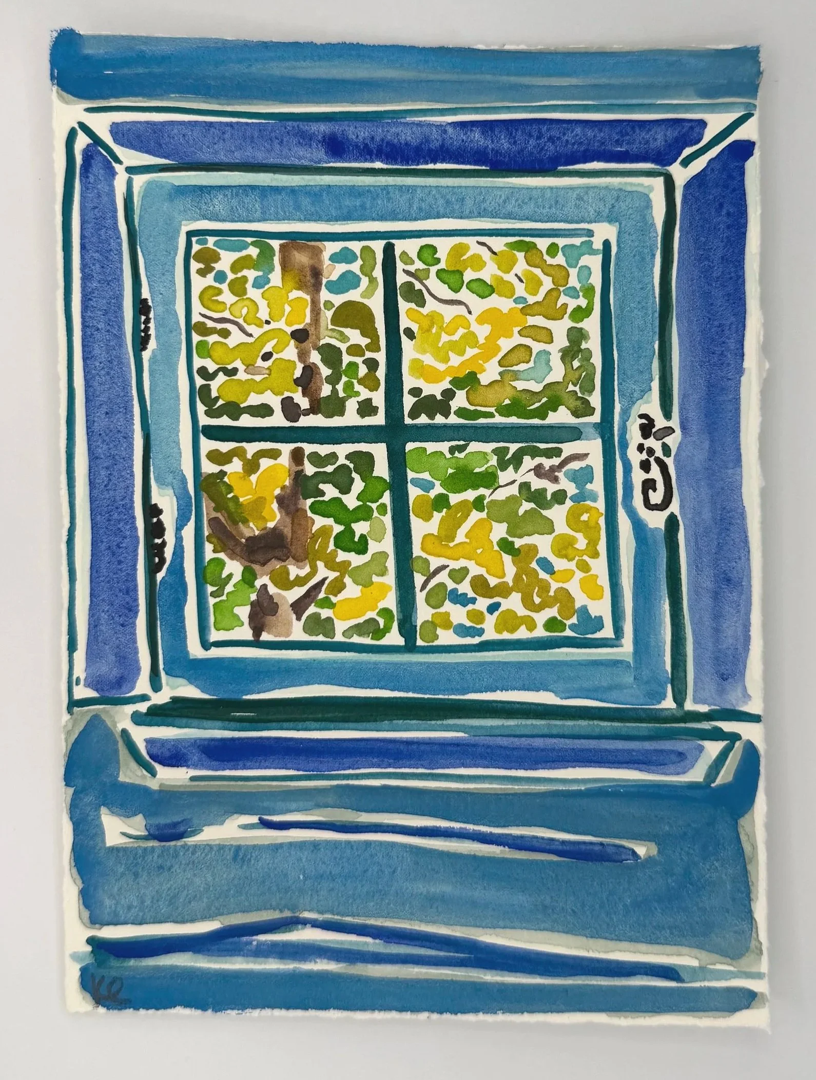 November 21, 2025 Morning Find, a 5 x 7 inch original watercolor sketch by Kate Lewis