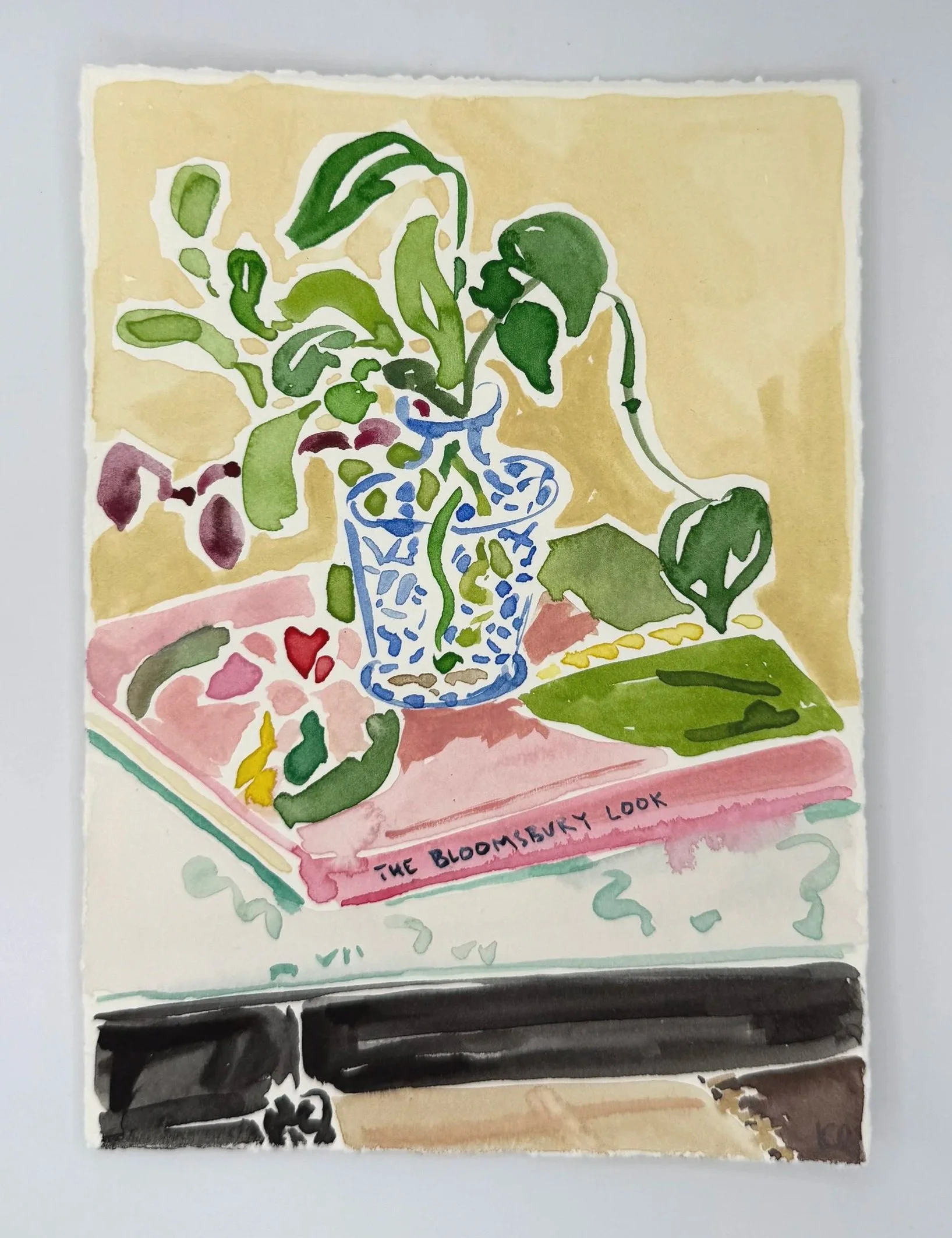 November 12, 2025 Morning Find, a 5 x 7 inch original watercolor sketch by Kate Lewis