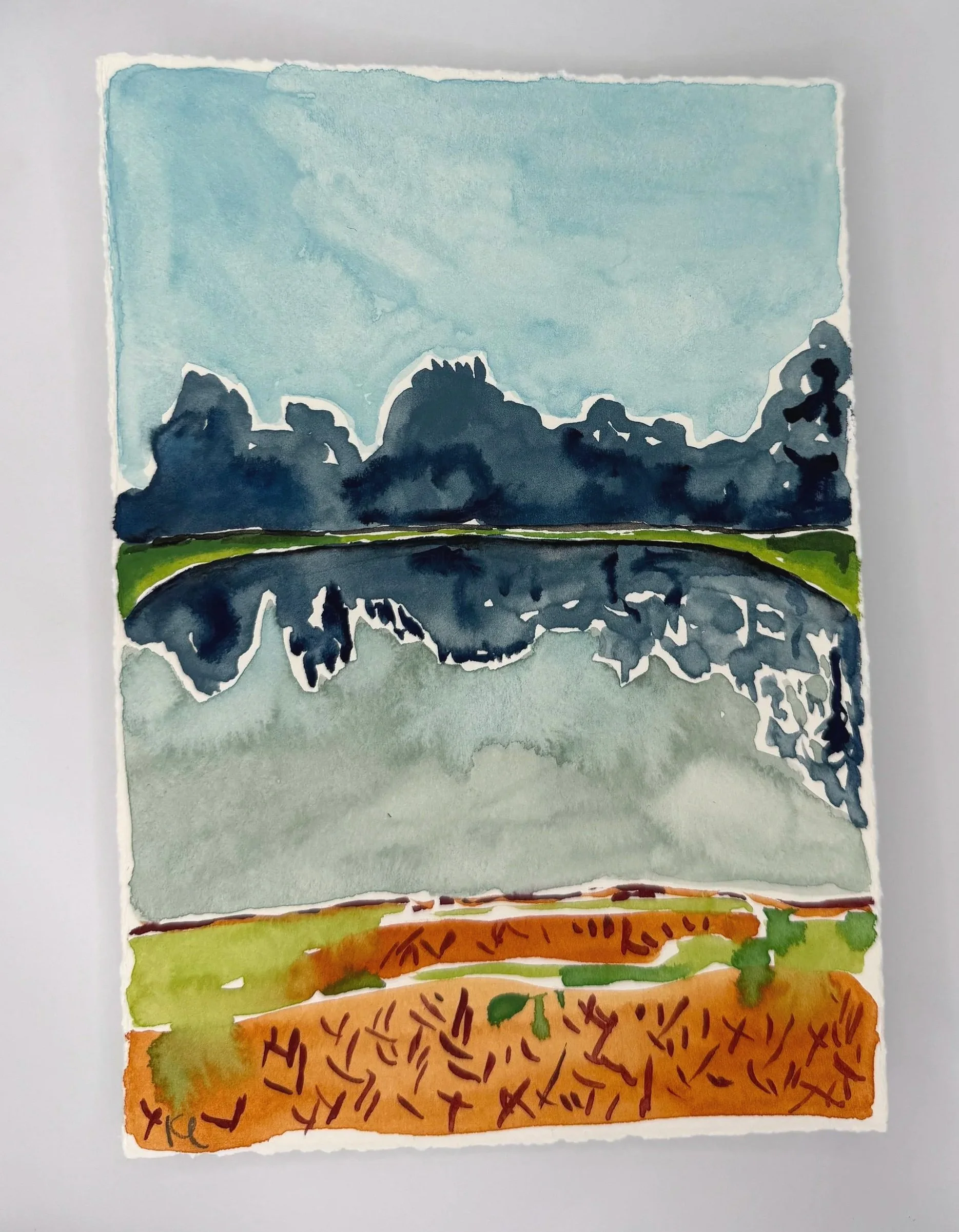 December 29, 2025 Morning Find, a 5 x 7 inch original watercolor sketch by Kate Lewis