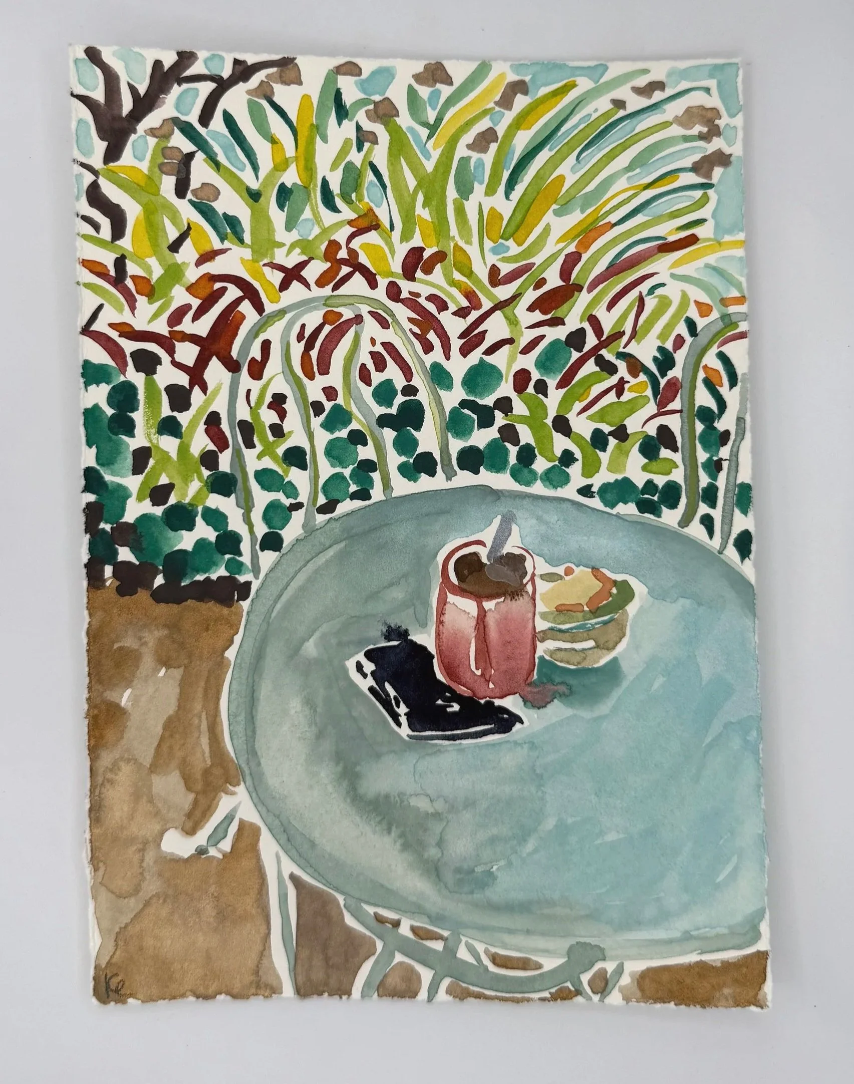 November 17, 2025 Morning Find, a 5 x 7 inch original watercolor sketch by Kate Lewis