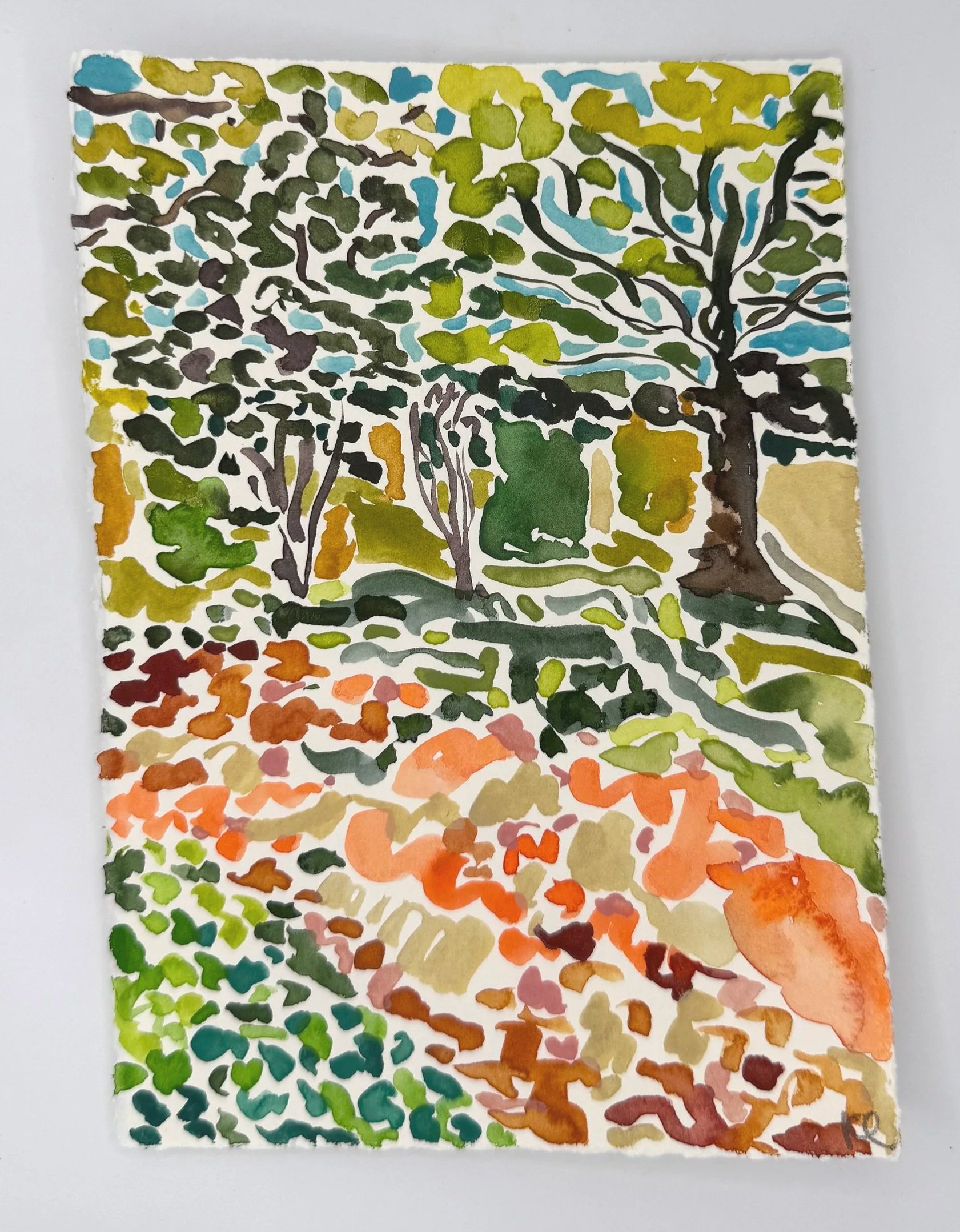 November 20, 2025 Morning Find, a 5 x 7 inch original watercolor sketch by Kate Lewis